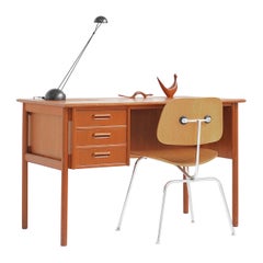 Danish Teak Writing Desk by Gunnar Nielsen Tibergaard