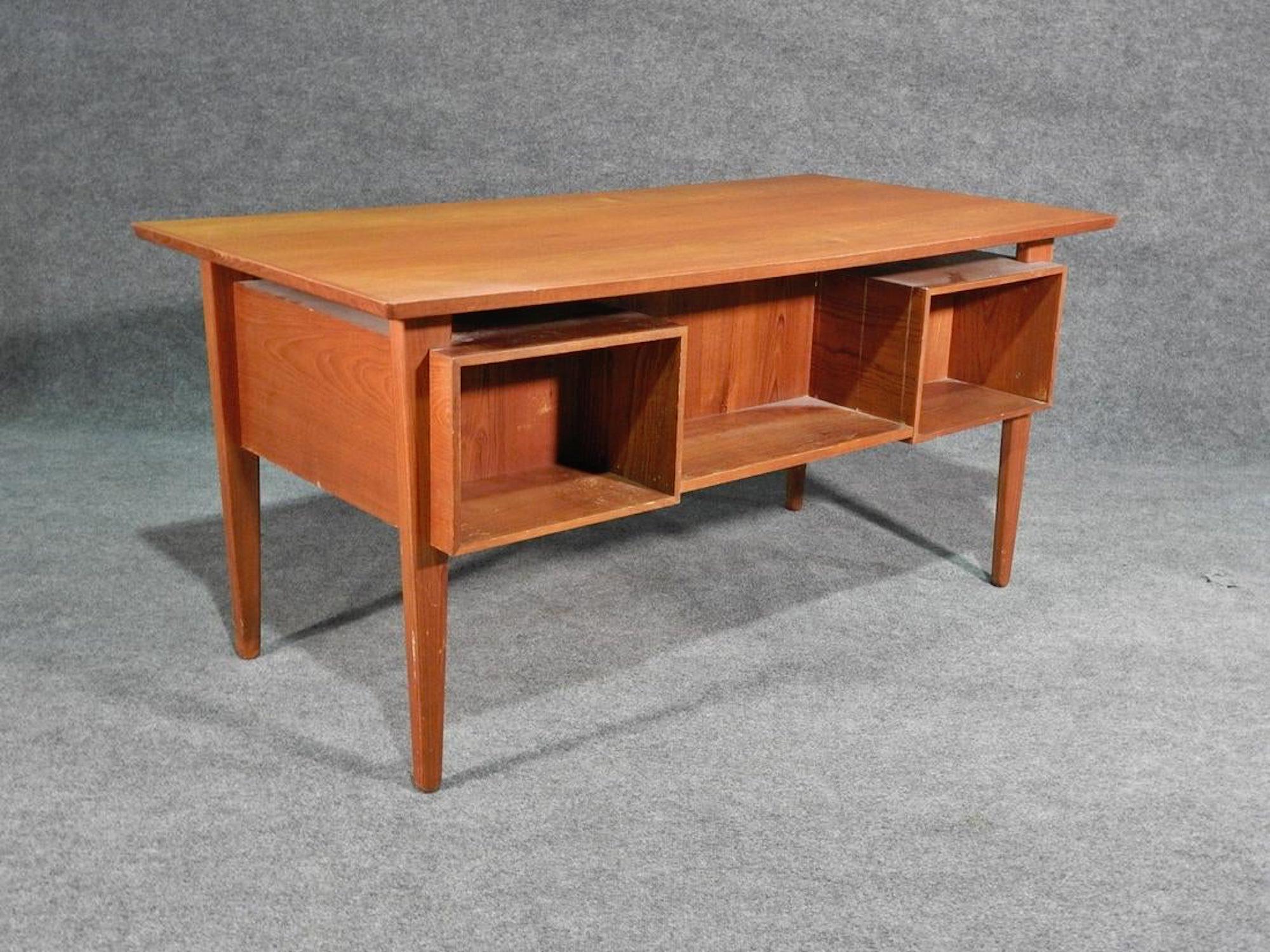 Mid-20th Century Danish Teak Writing Desk