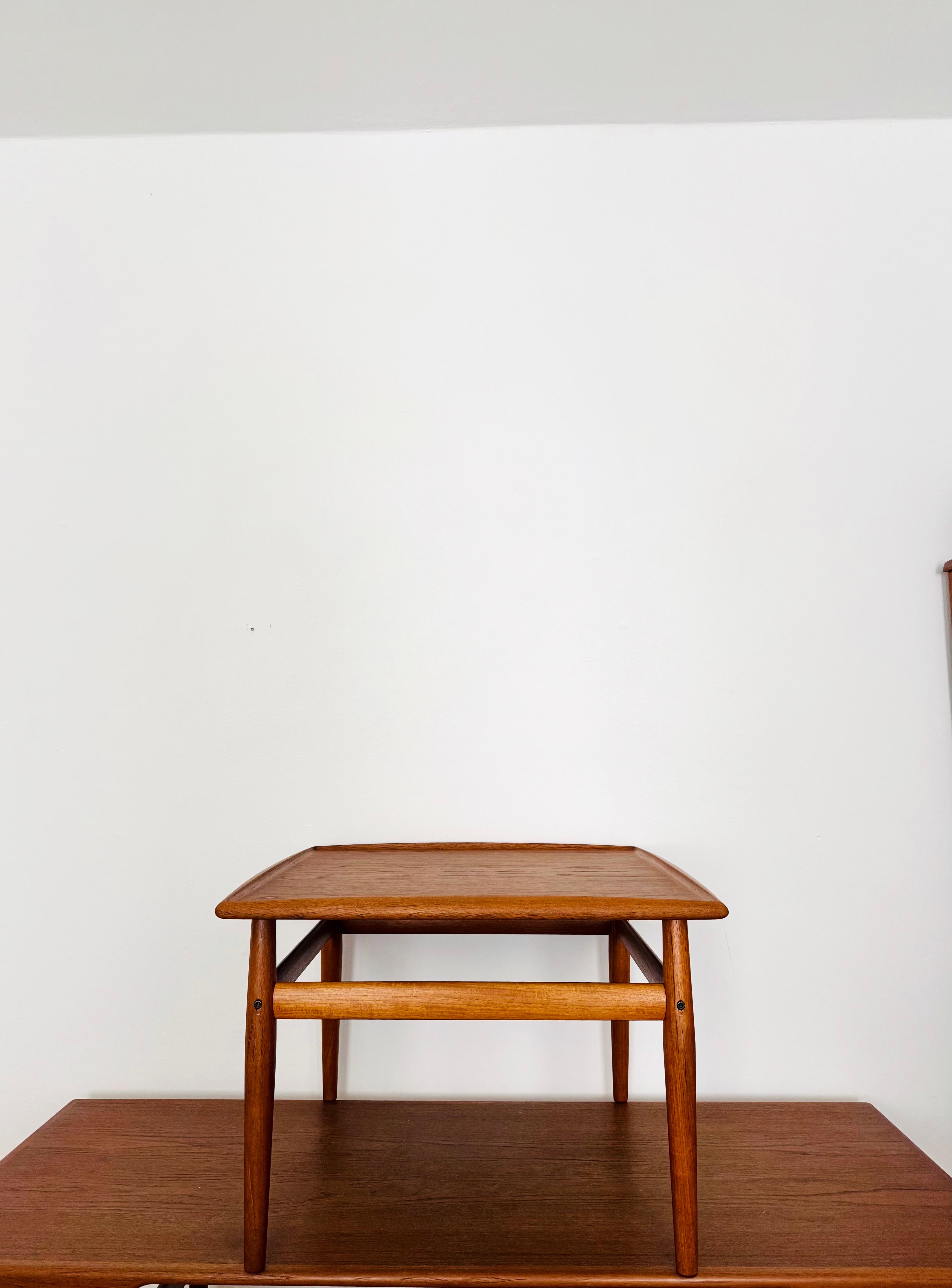 Scandinavian Modern Danish Teakwood Coffee or Side Table by Grete Jalk For Sale