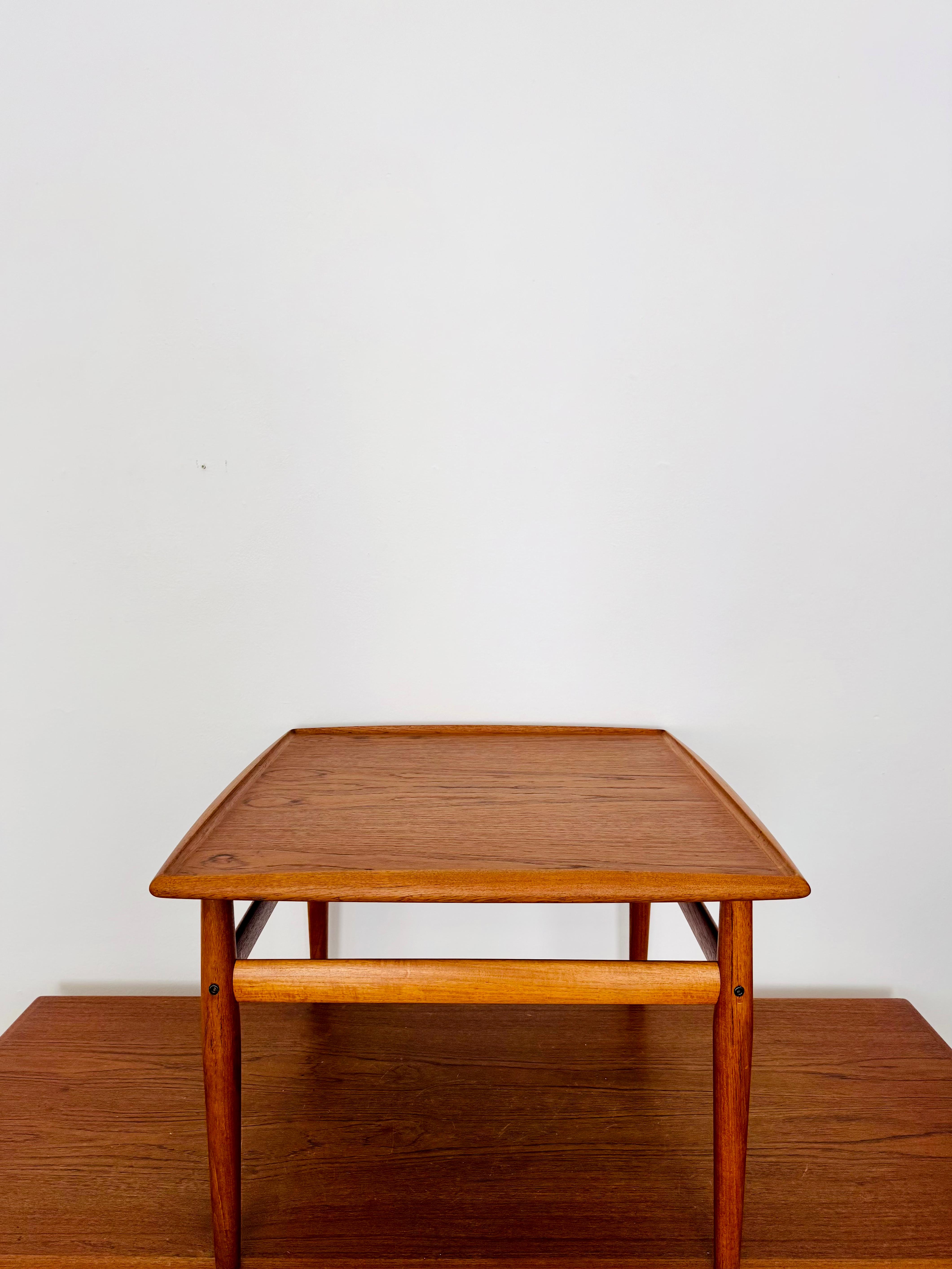 Mid-20th Century Danish Teakwood Coffee or Side Table by Grete Jalk For Sale