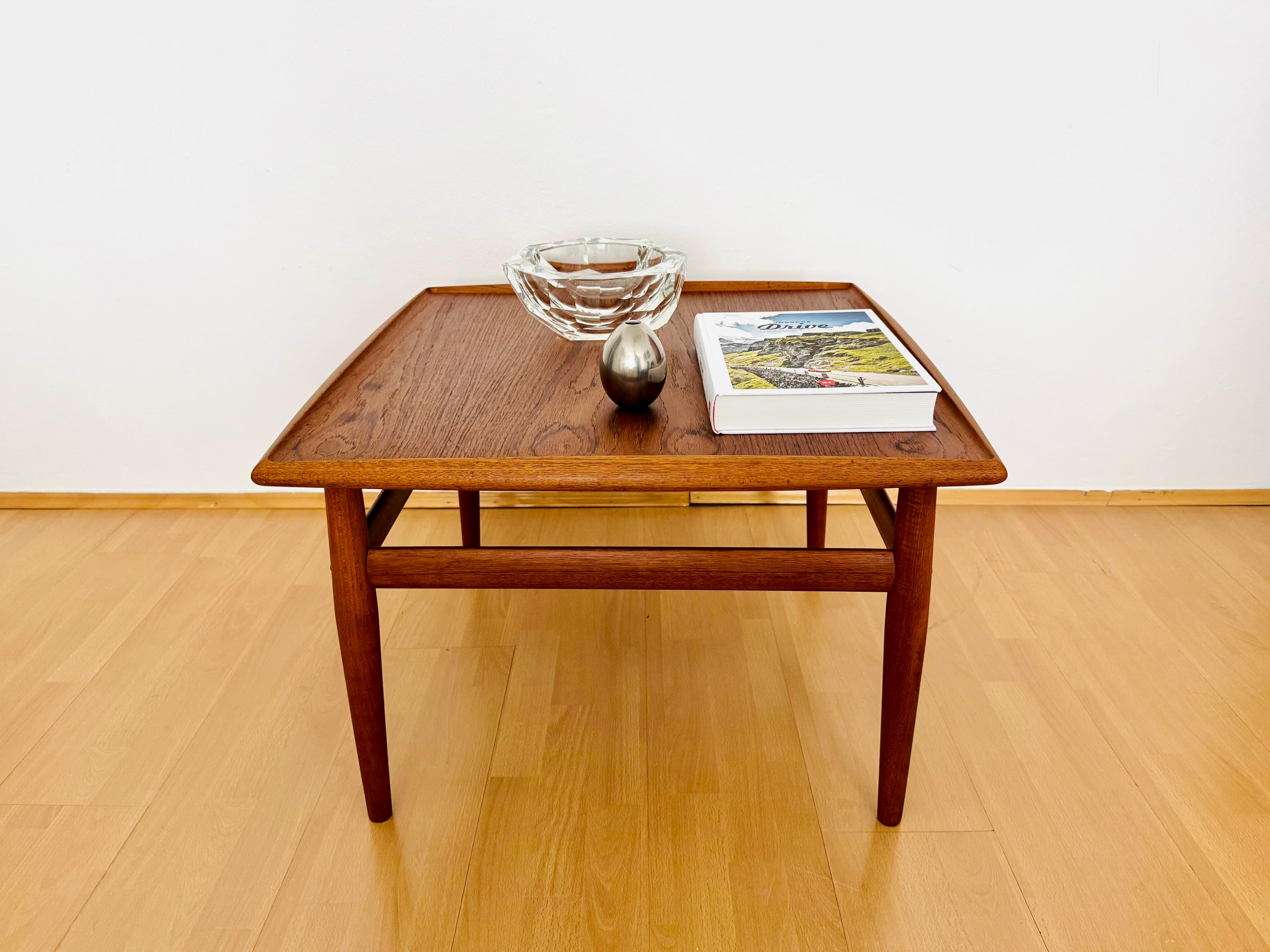 Danish Teakwood Coffee or Side Table by Grete Jalk For Sale 4