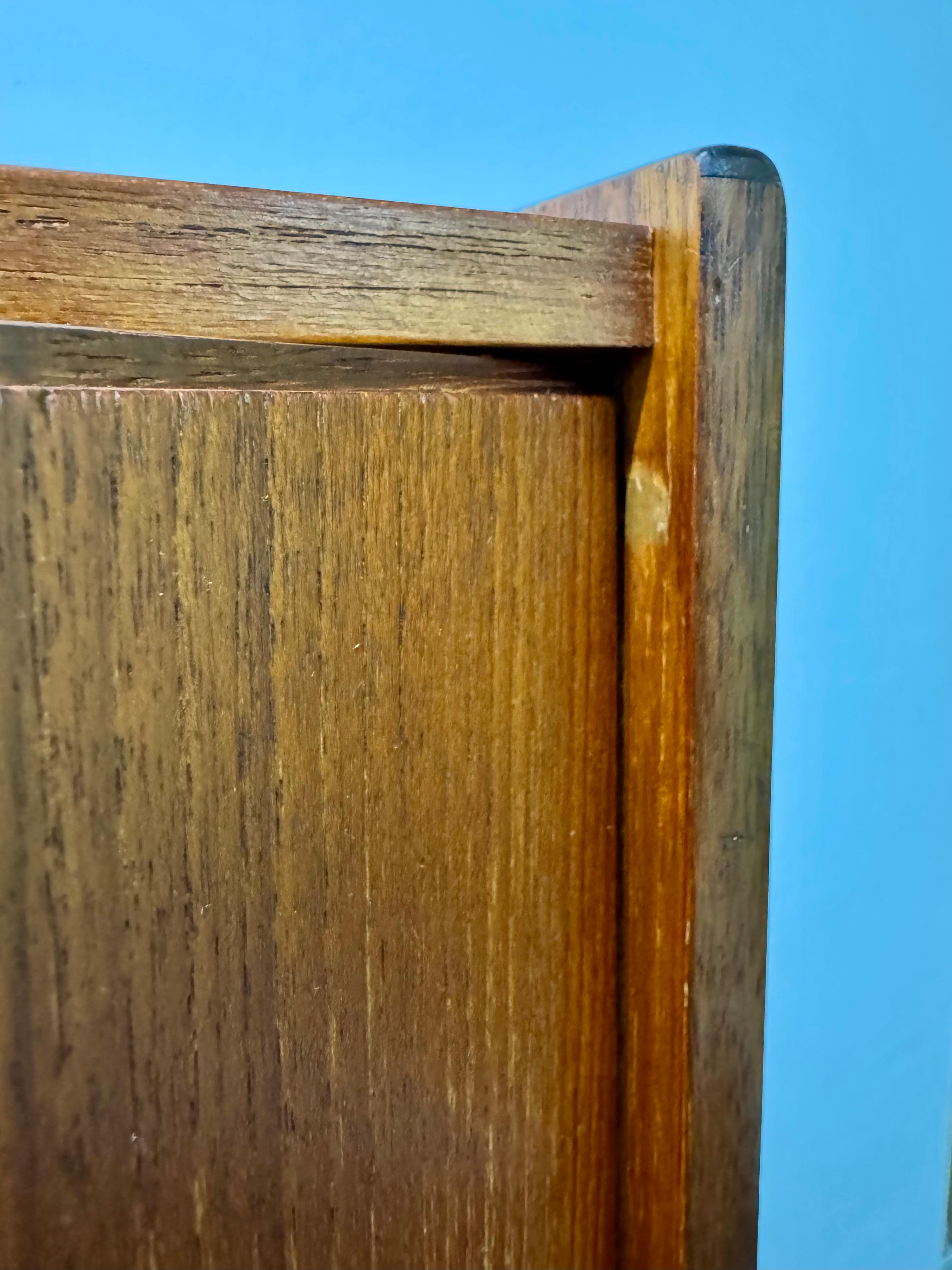 Dänisches Teakholz Highboard im Angebot 11