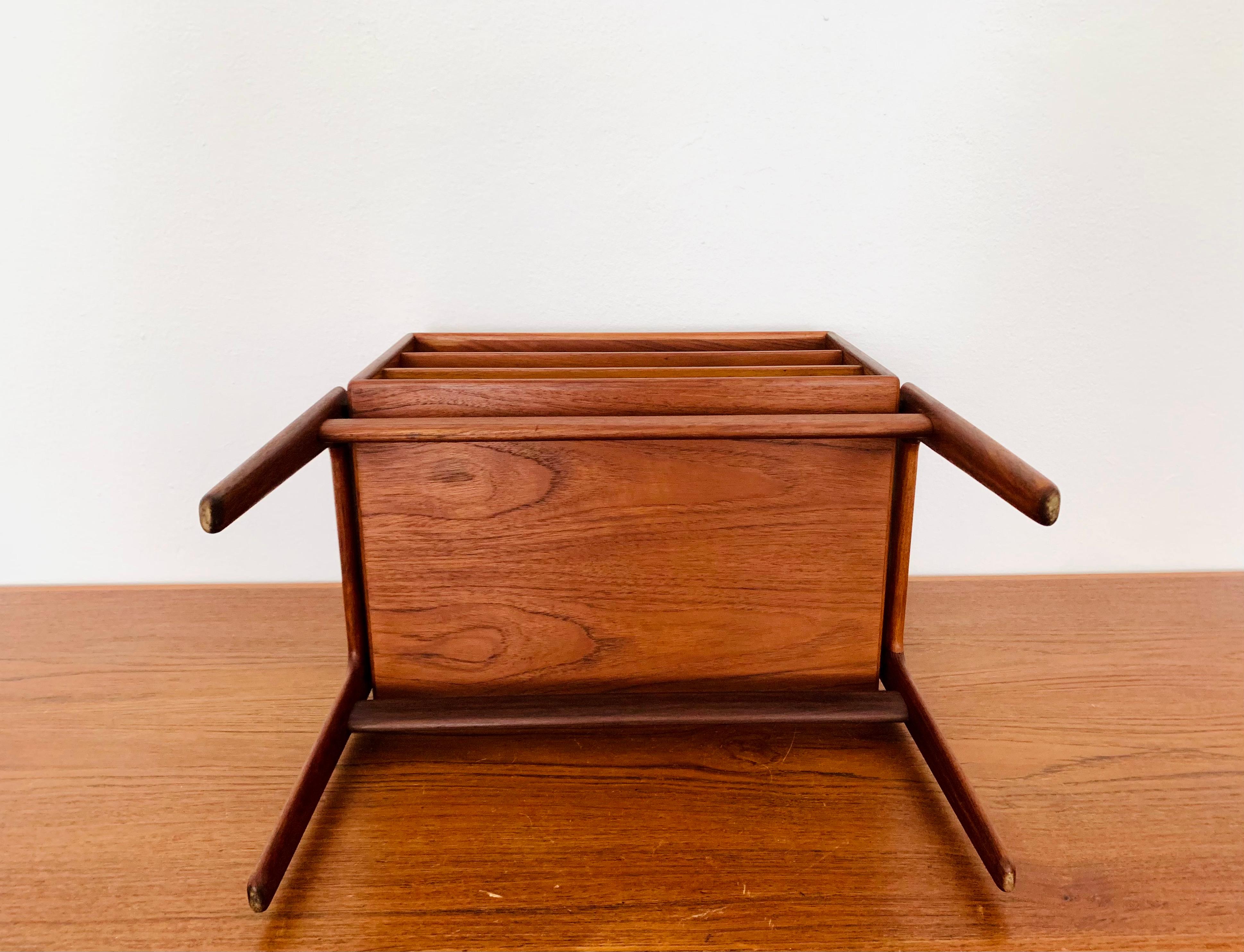 Danish Teakwood Night Stand by Arne Vodder for Vamo For Sale 8