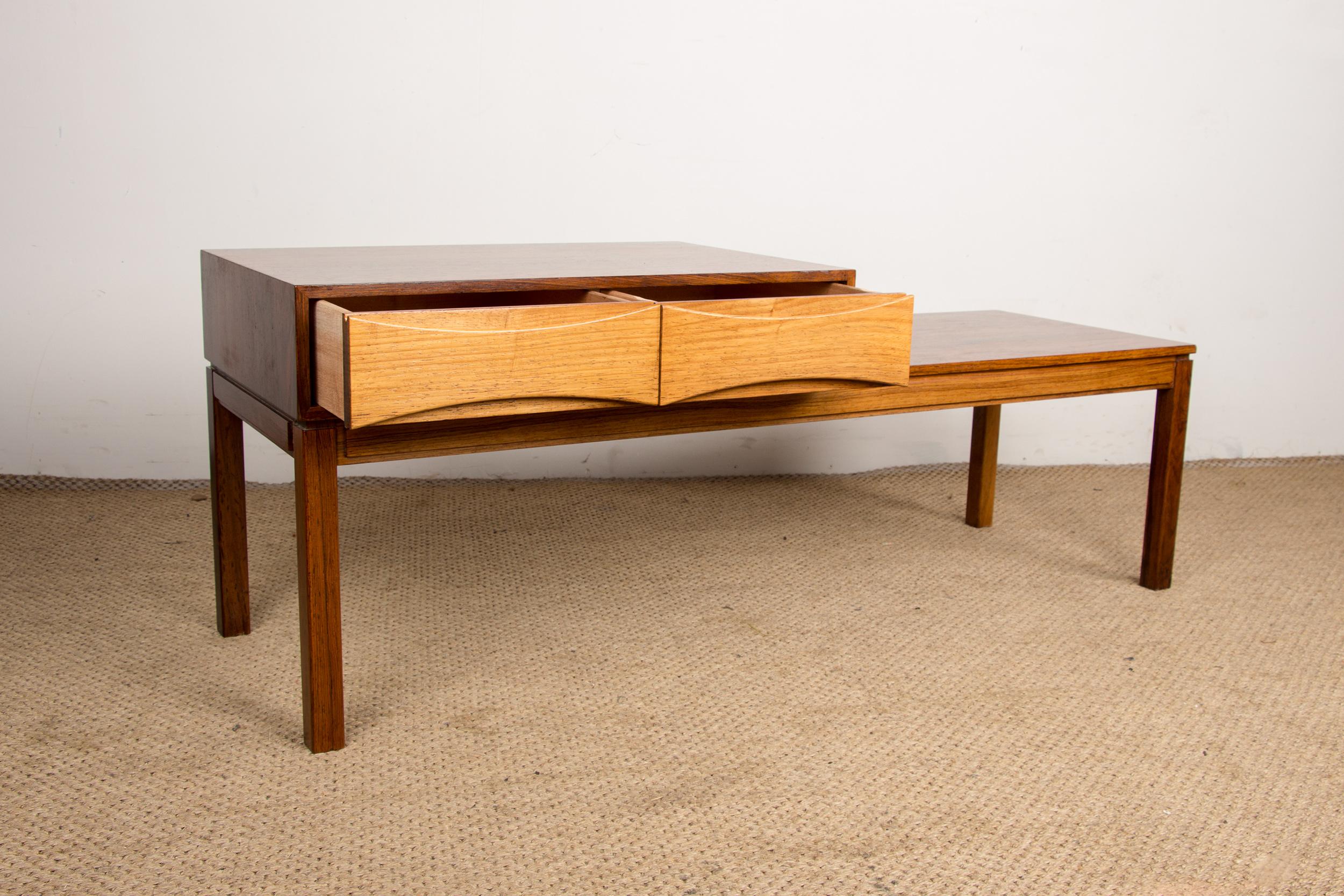Danish Telephone bench, hall furniture, in Rosewood by Wards Ateljéer AB, 1960. 6