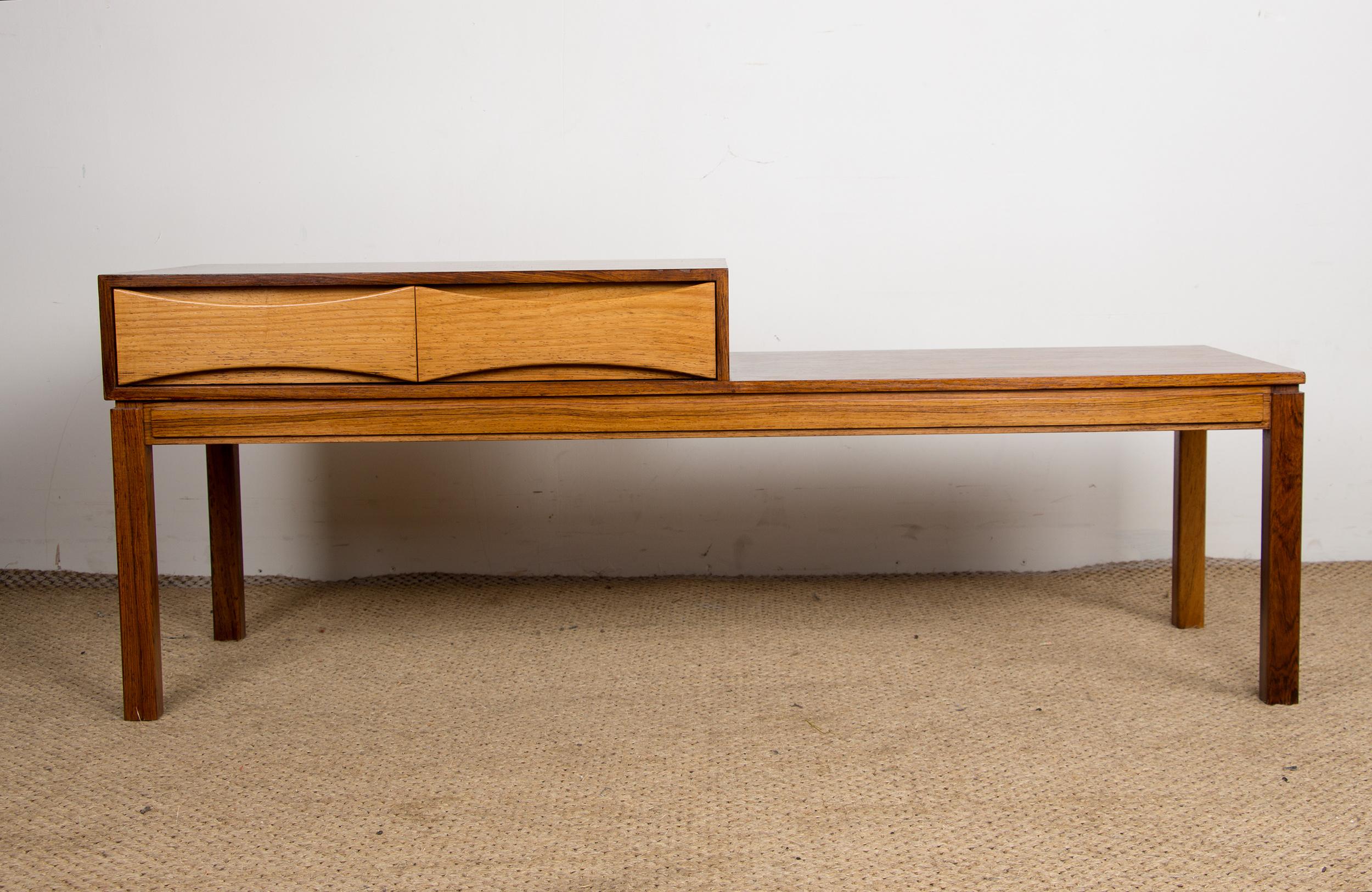 Danish Telephone bench, hall furniture, in Rosewood by Wards Ateljéer AB, 1960. 2