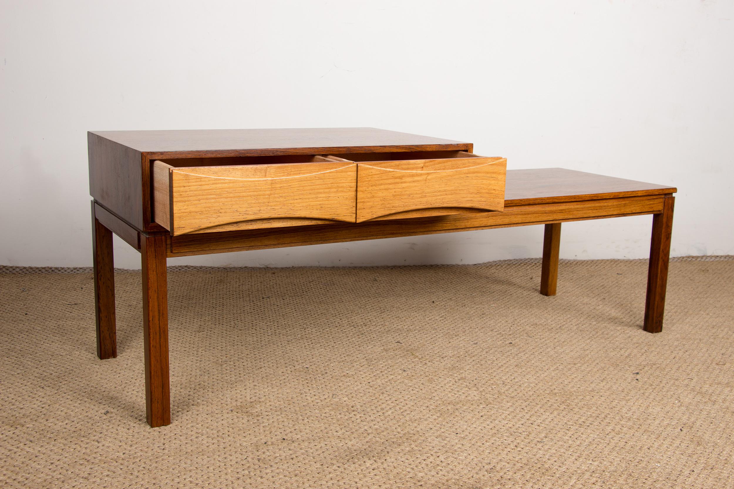 Danish Telephone bench, hall furniture, in Rosewood by Wards Ateljéer AB, 1960. 3