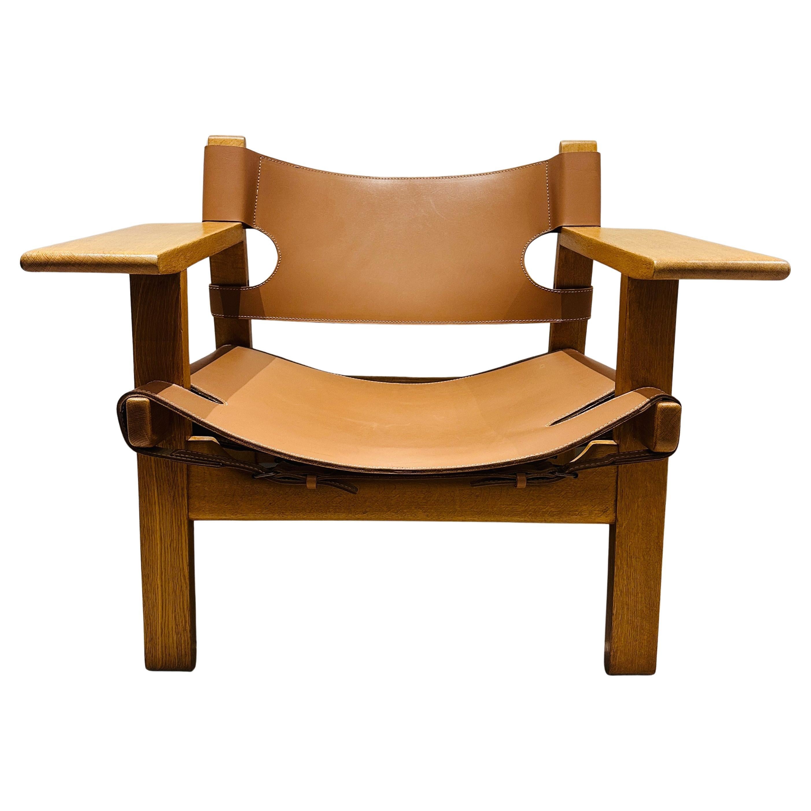 Danish "The Spanish Chair" by Børge Mogensen for Fredericia Furniture Model 2226
