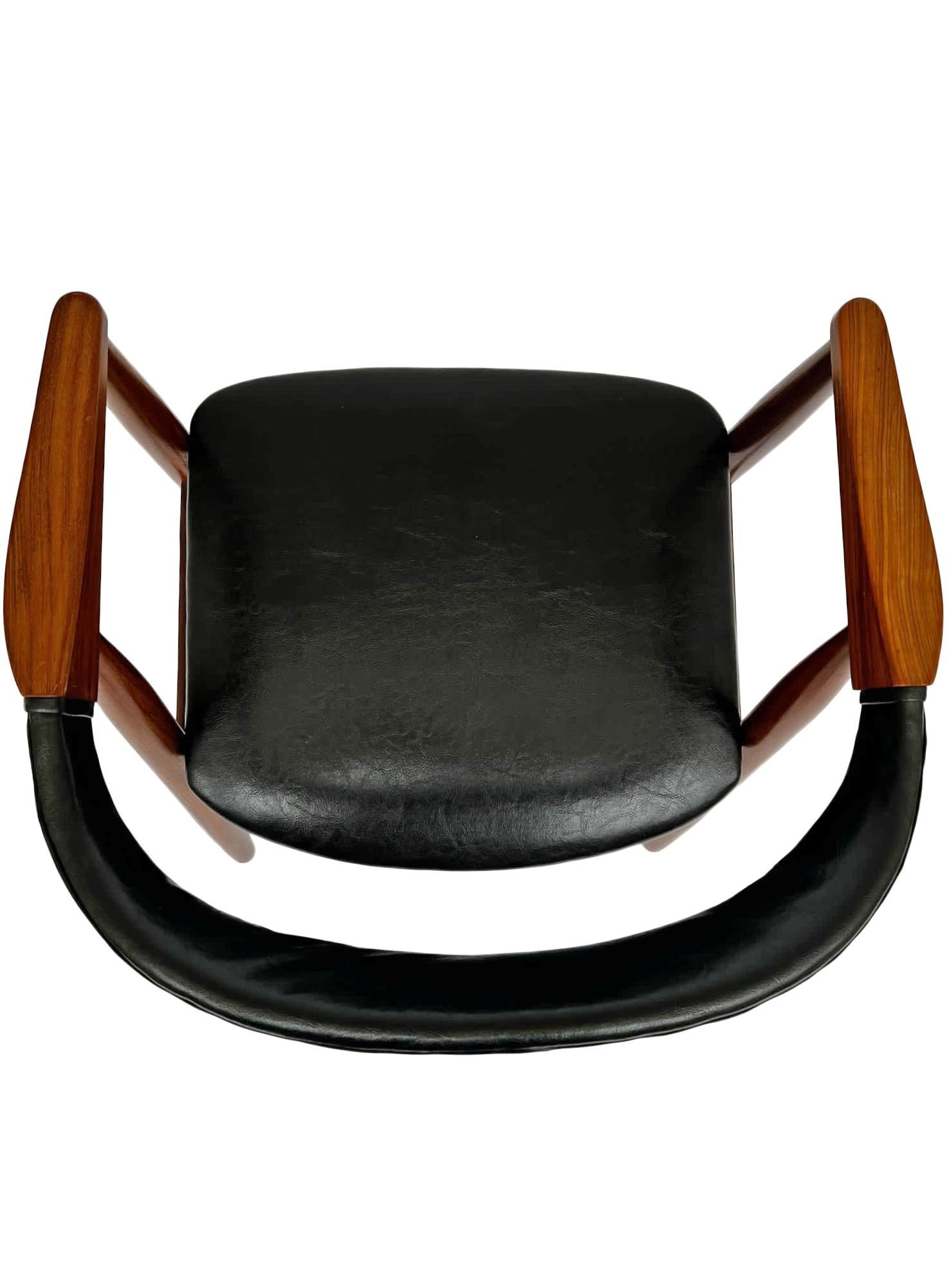 Danish Thomas Harlev Model 213 Teak Desk Chair for Farstrup 1960s For Sale 6