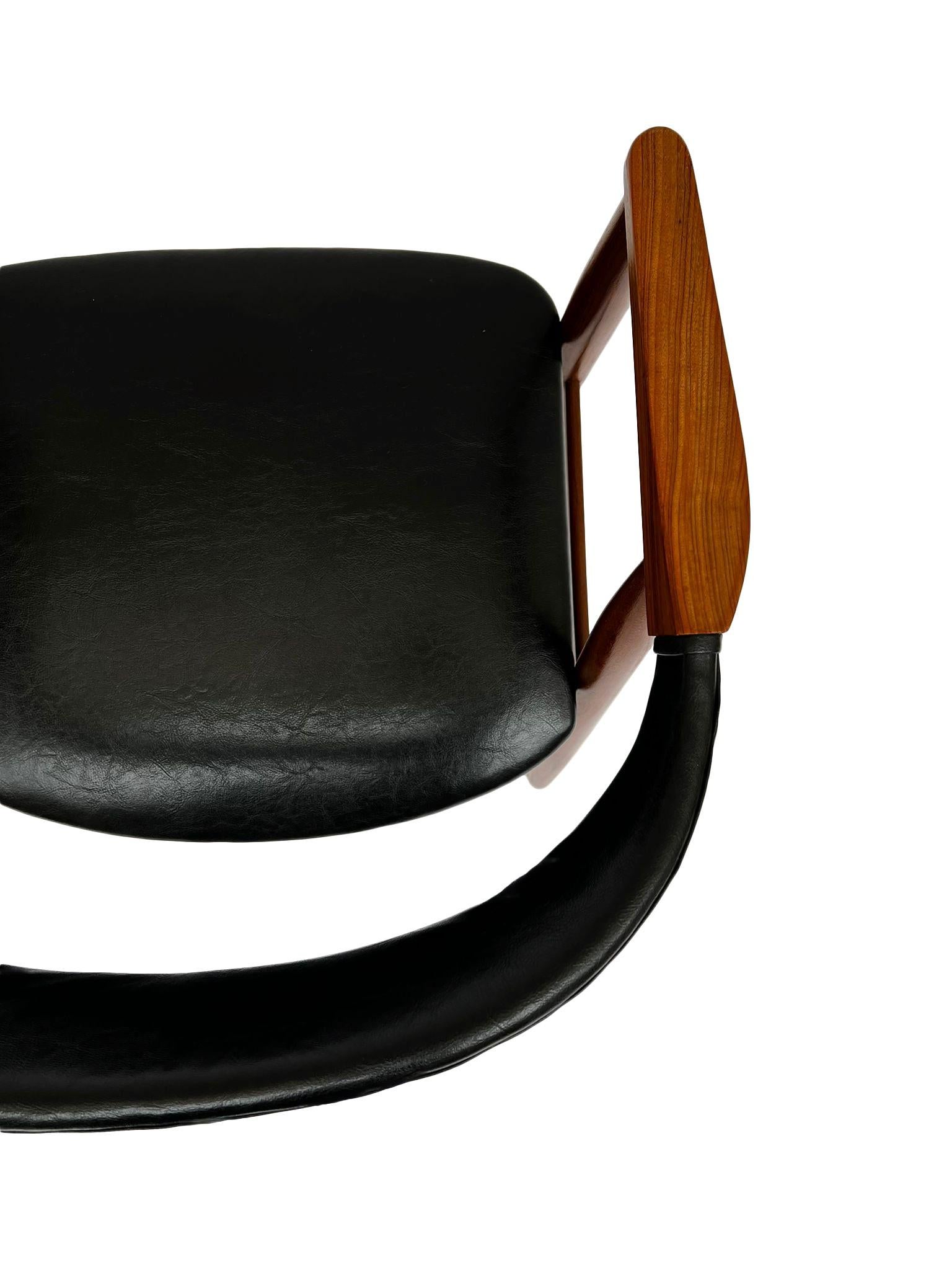 Danish Thomas Harlev Model 213 Teak Desk Chair for Farstrup 1960s For Sale 10