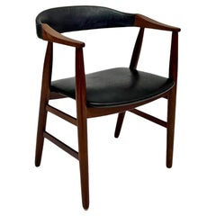 Danish Thomas Harlev Model 213 Teak Desk Chair for Farstrup 1960s