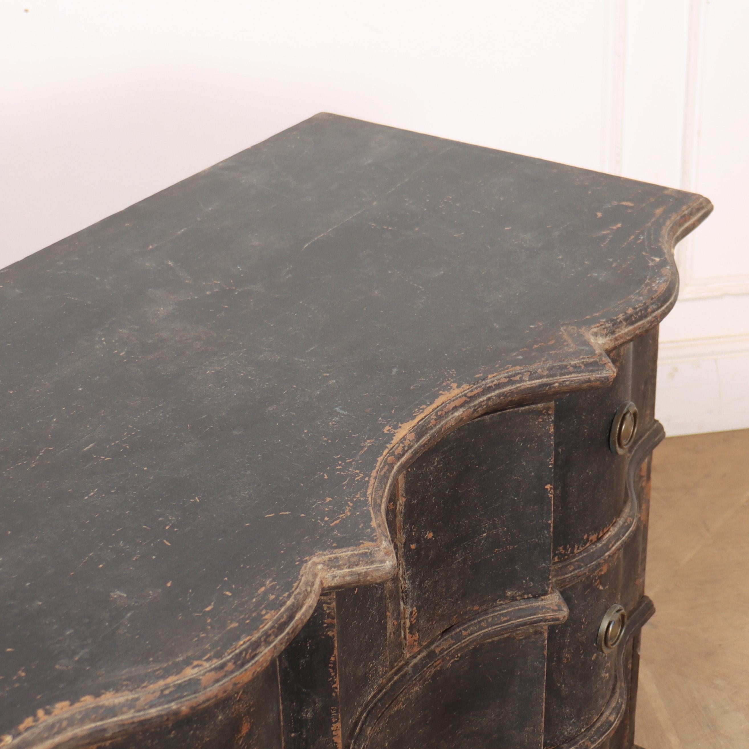 Danish Three Drawer Commode For Sale 5