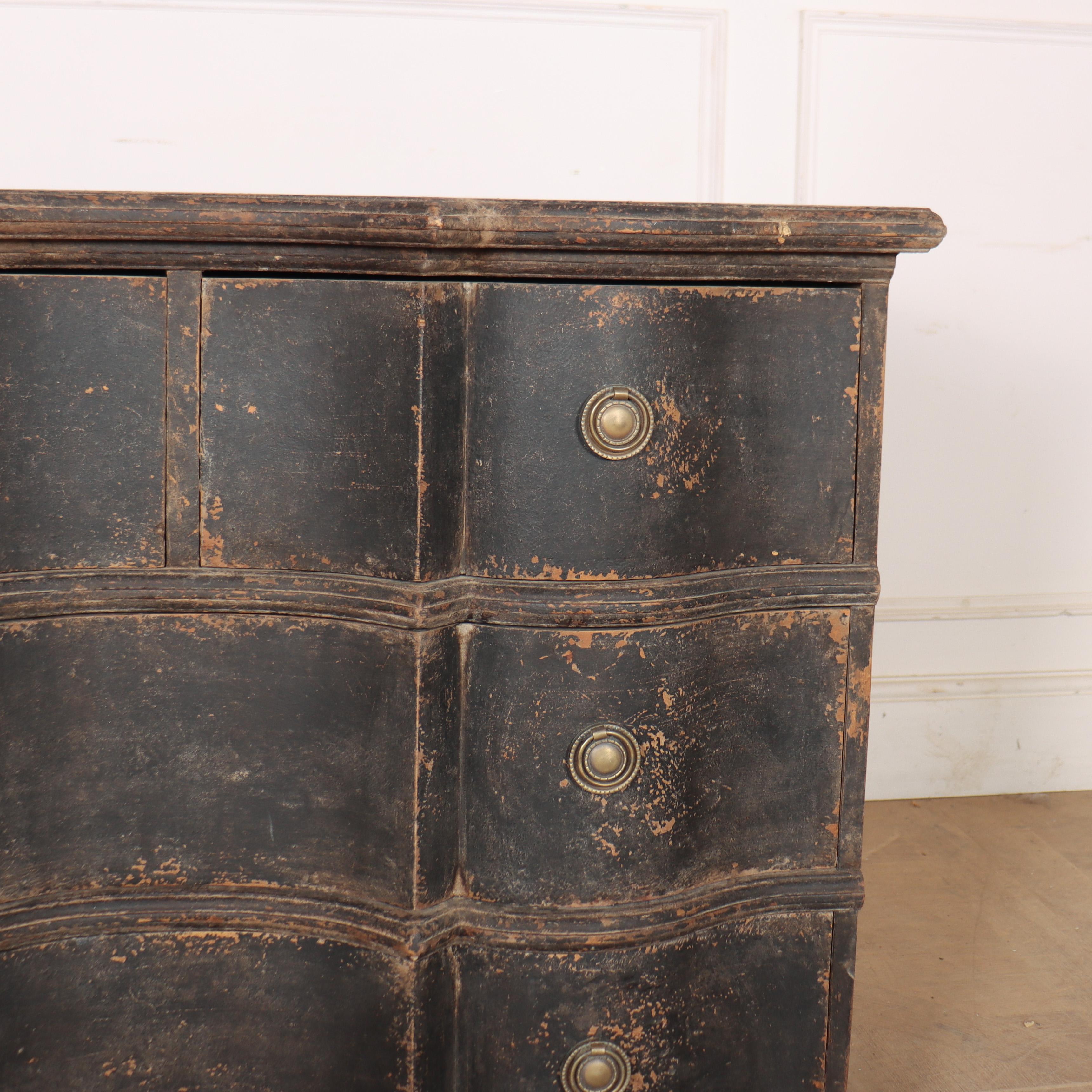 Danish Three Drawer Commode In Good Condition For Sale In Leamington Spa, Warwickshire