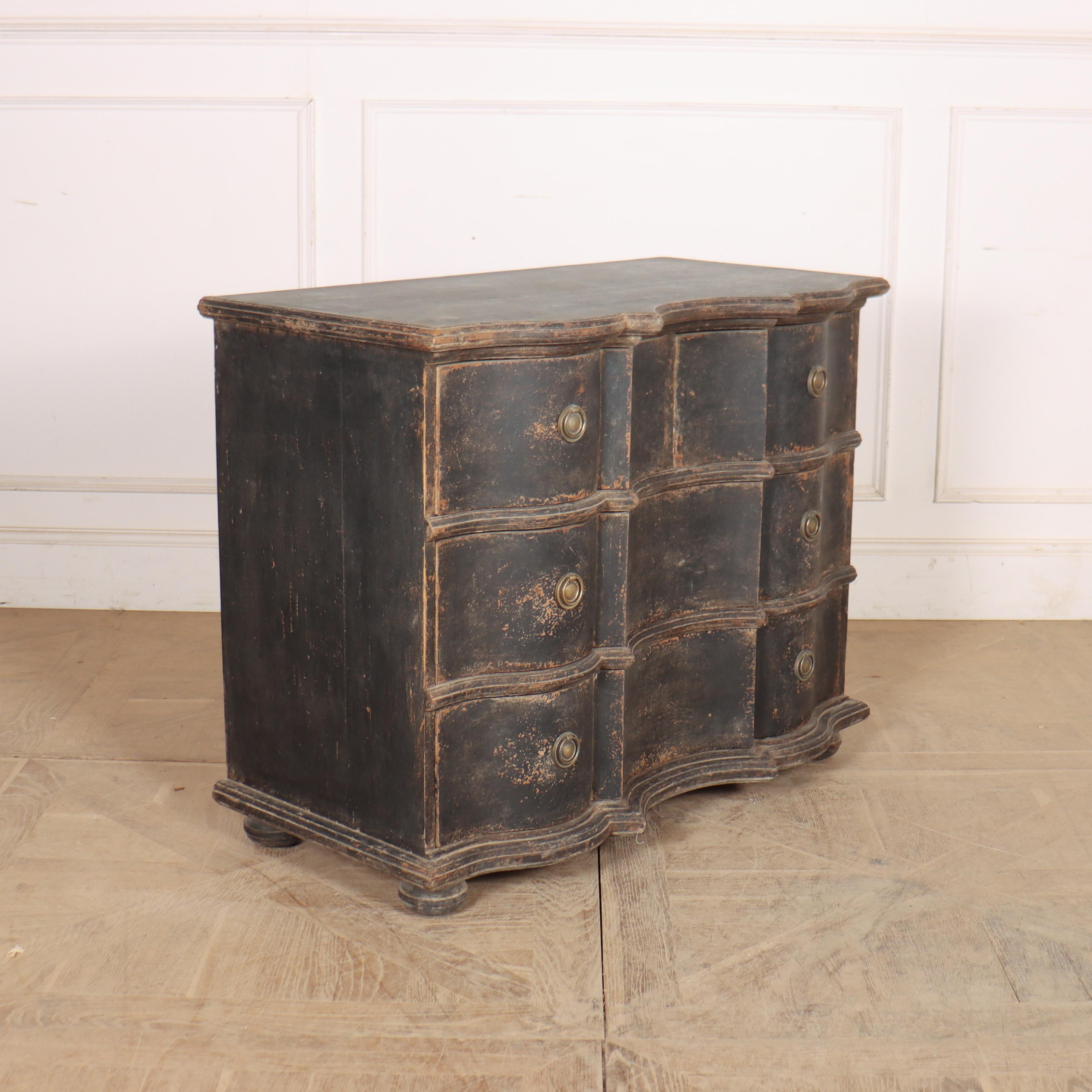 Danish Three Drawer Commode For Sale 1