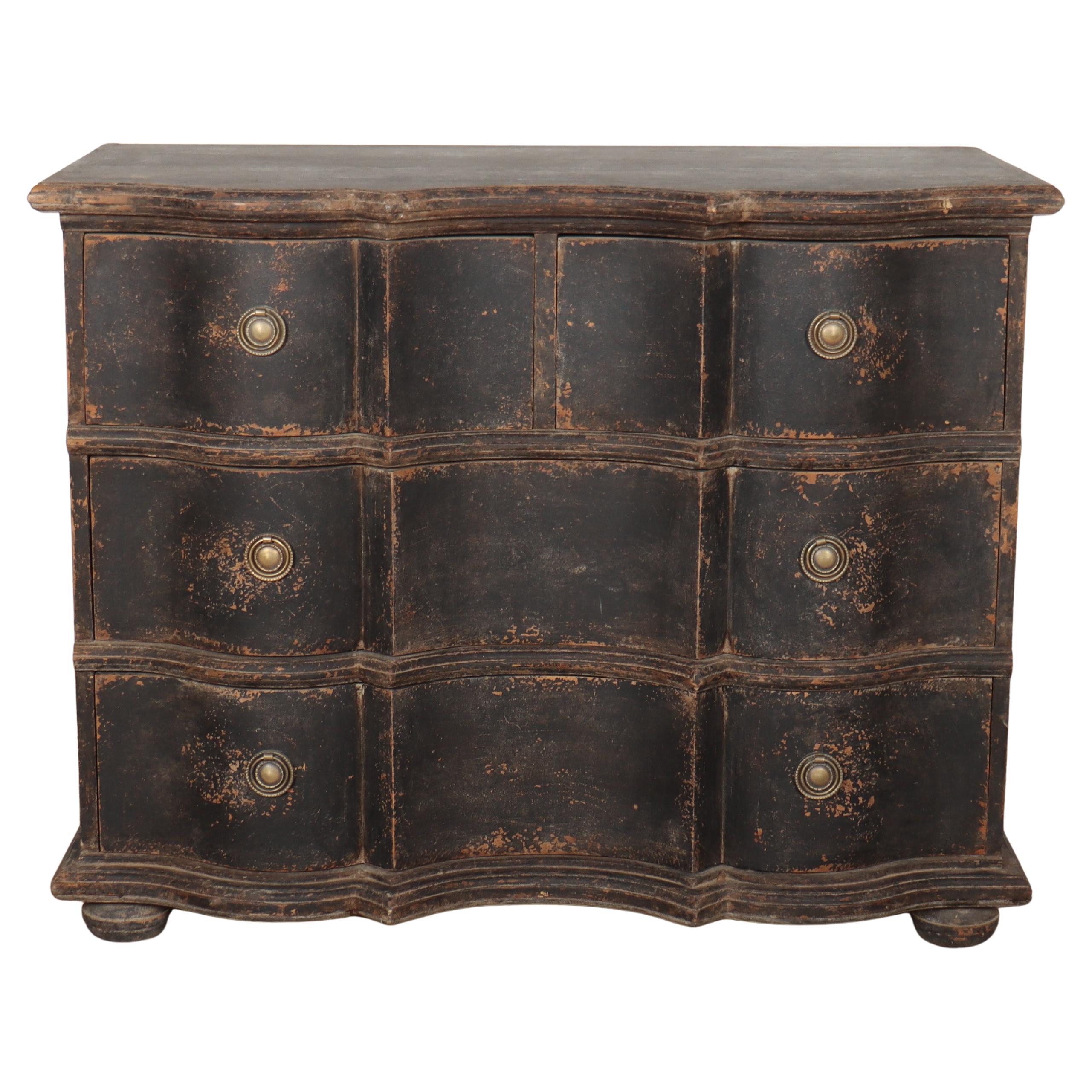 Danish Three Drawer Commode For Sale
