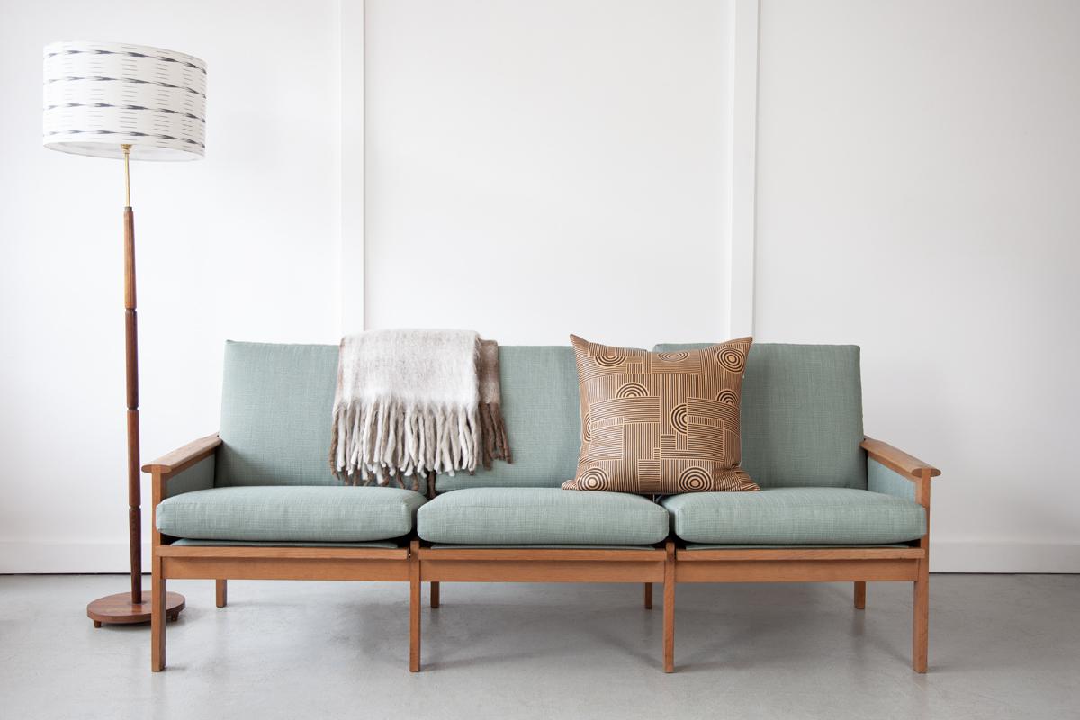 Danish Three-Seater Sofa by Illum Wikkelsø, Mid Century For Sale 6