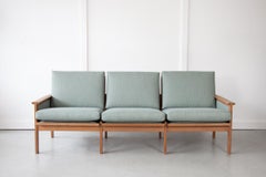 Danish Three-Seater Sofa by Illum Wikkelsø, Mid Century