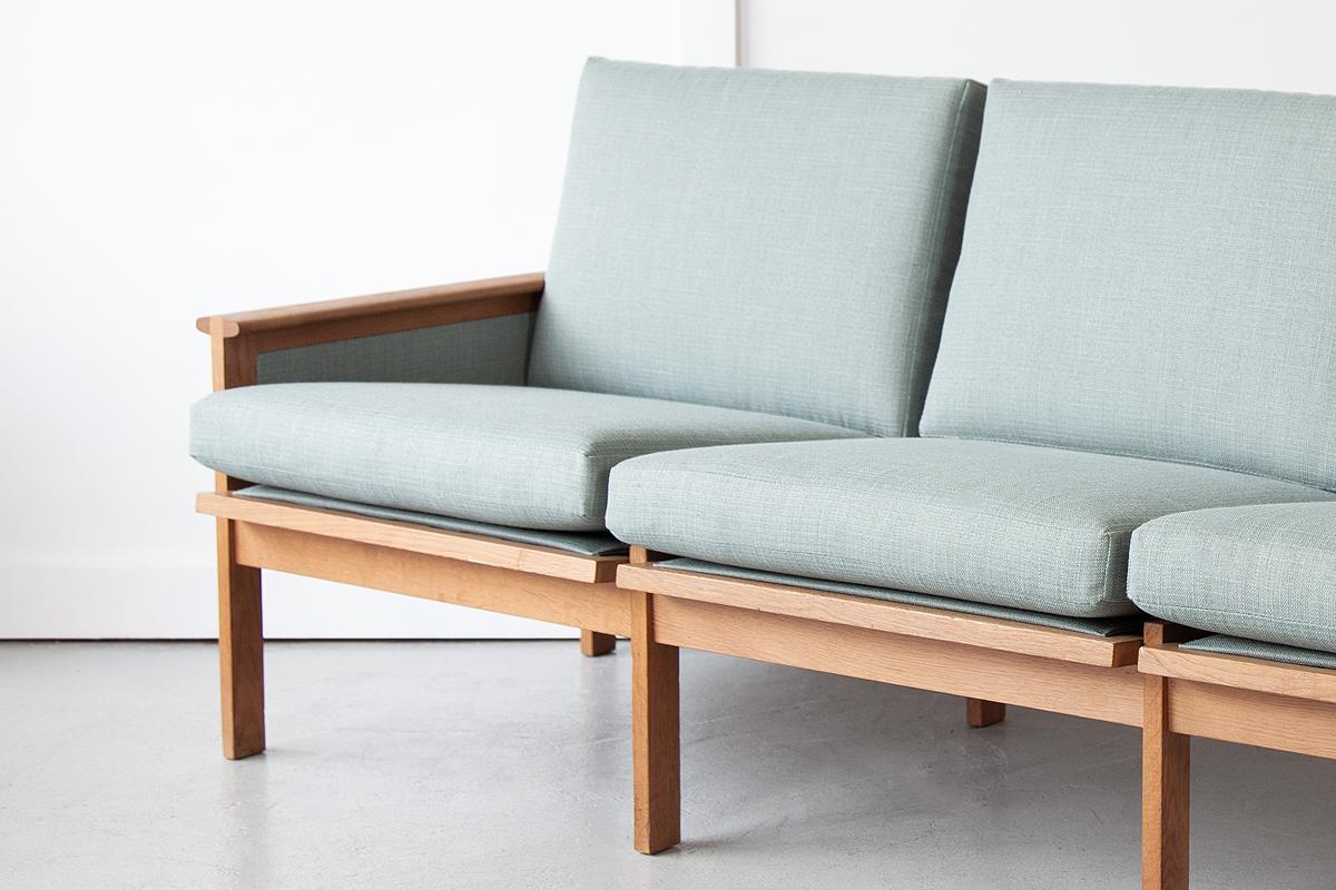 Danish Three-Seater Sofa by Illum Wikkelsø, Mid Century For Sale 1
