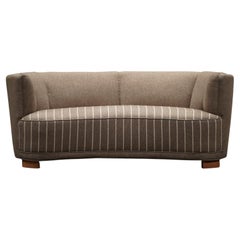 Antique Danish Three Seater Sofa