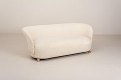 Danish Three Seater Sofa Upholstered in 'Casentino' Tuscan Fabric, Denmark 1940s