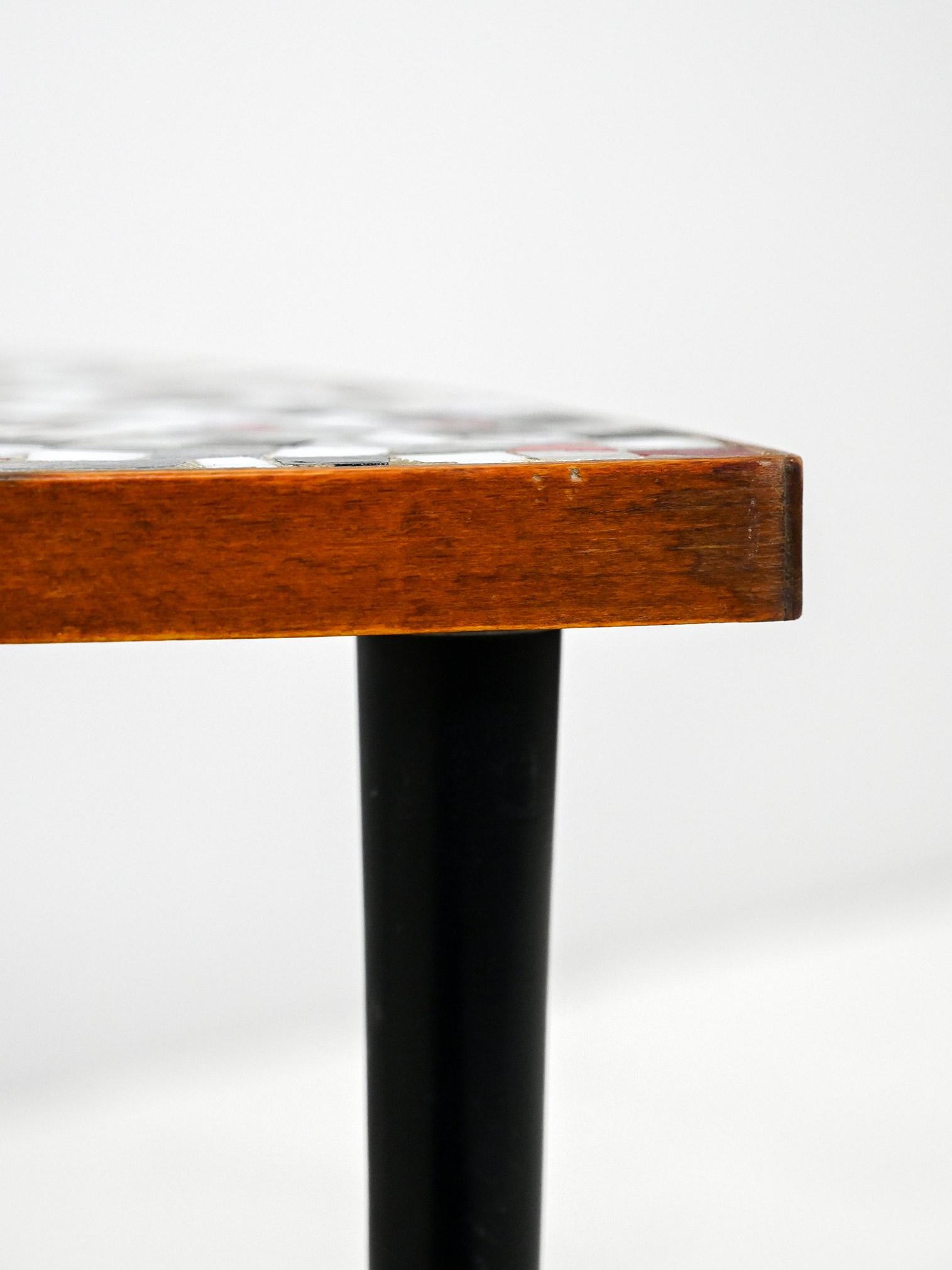 Wood Danish Triangular Coffee Table For Sale