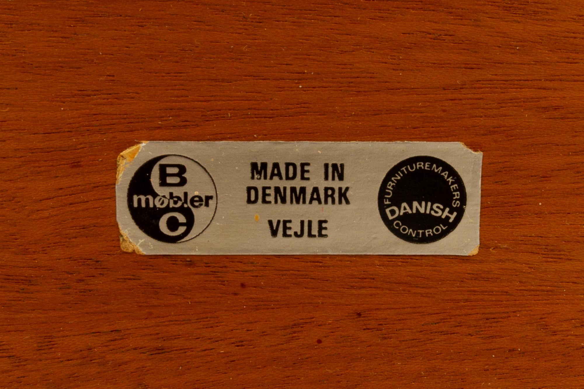 Danish Triangular Teak Coffee Tablel, 1950s 13
