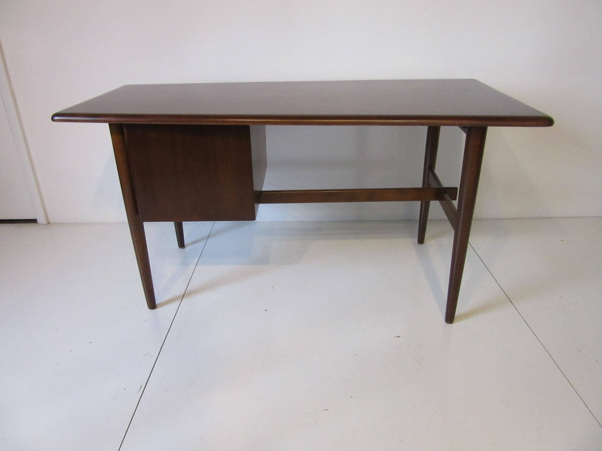 Danish Triangular Topped Desk in the Manner of France & Sons 3