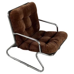 Danish Tubular Chrome Chair 