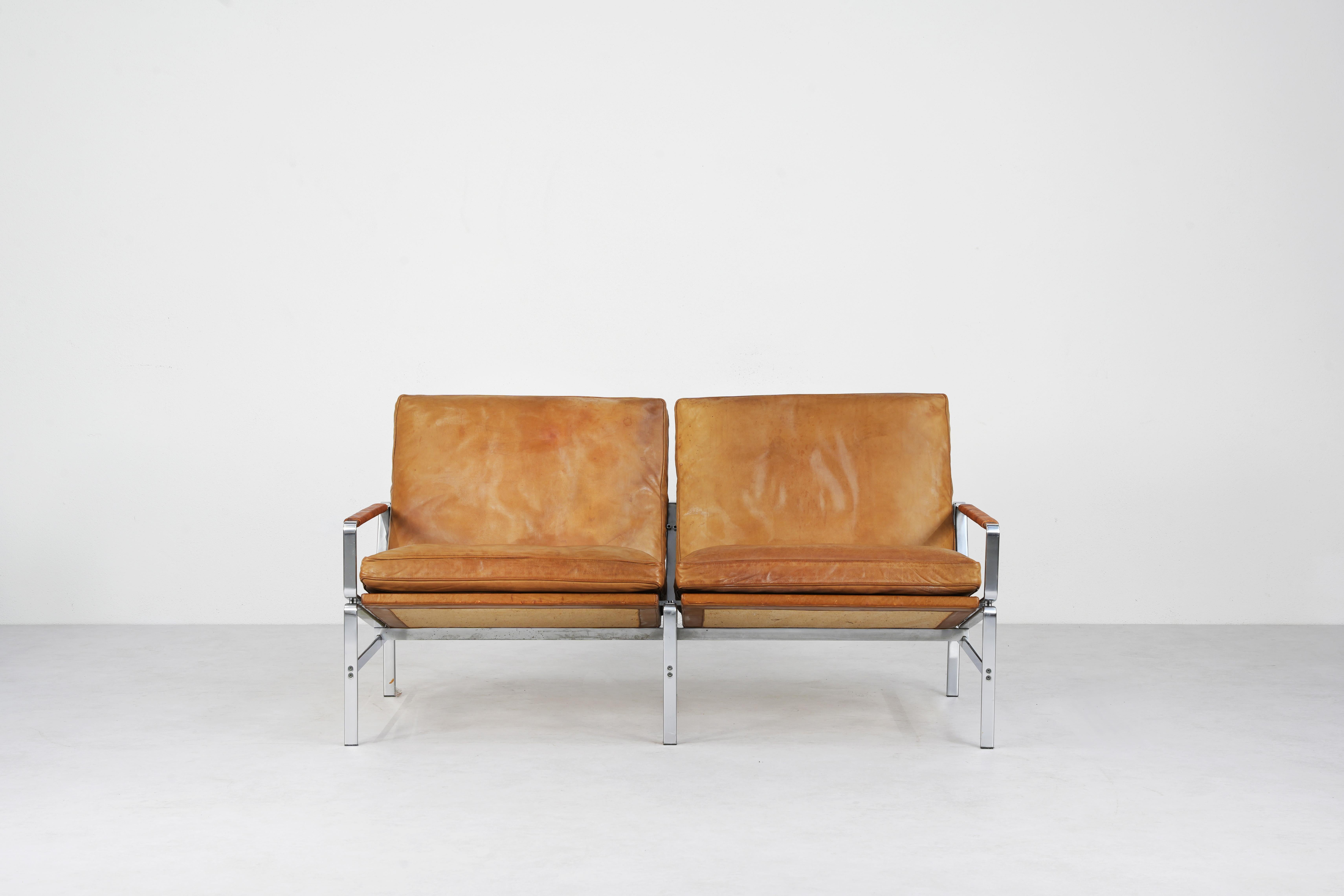 German Danish Two Seater Sofa 6720 by Fabricius & Kastholm for Kill International, 1968 For Sale