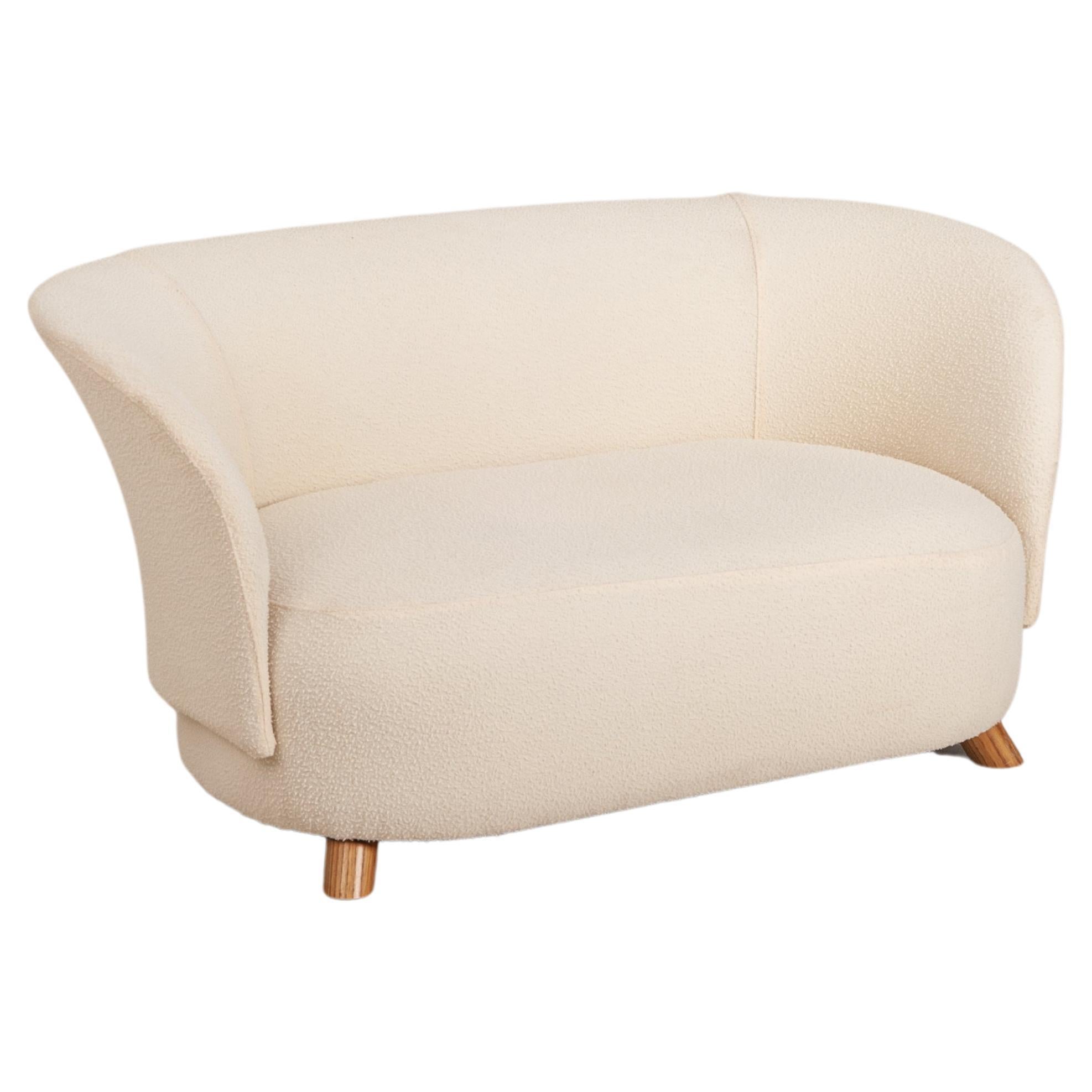 Danish Two Seater Sofa Upholstered in 'Casentino' Tuscan Fabric, Denmark, 1940s