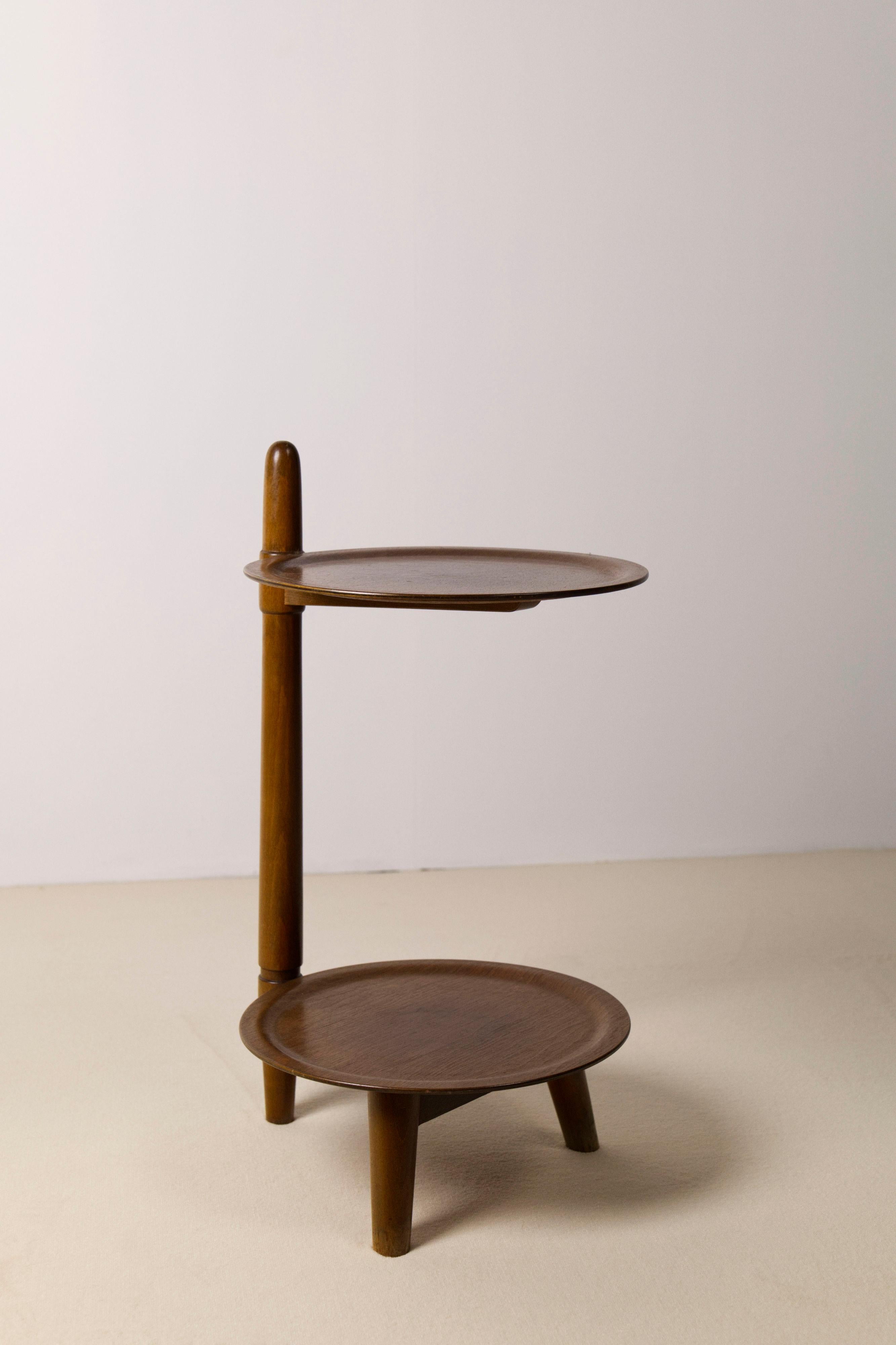 Table d'appoint danoise à deux niveaux par Edmund Jørgensen, années 1950 en vente 7