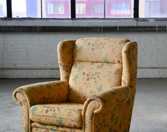 Chaise longue danoise rembourrée ca. 1950