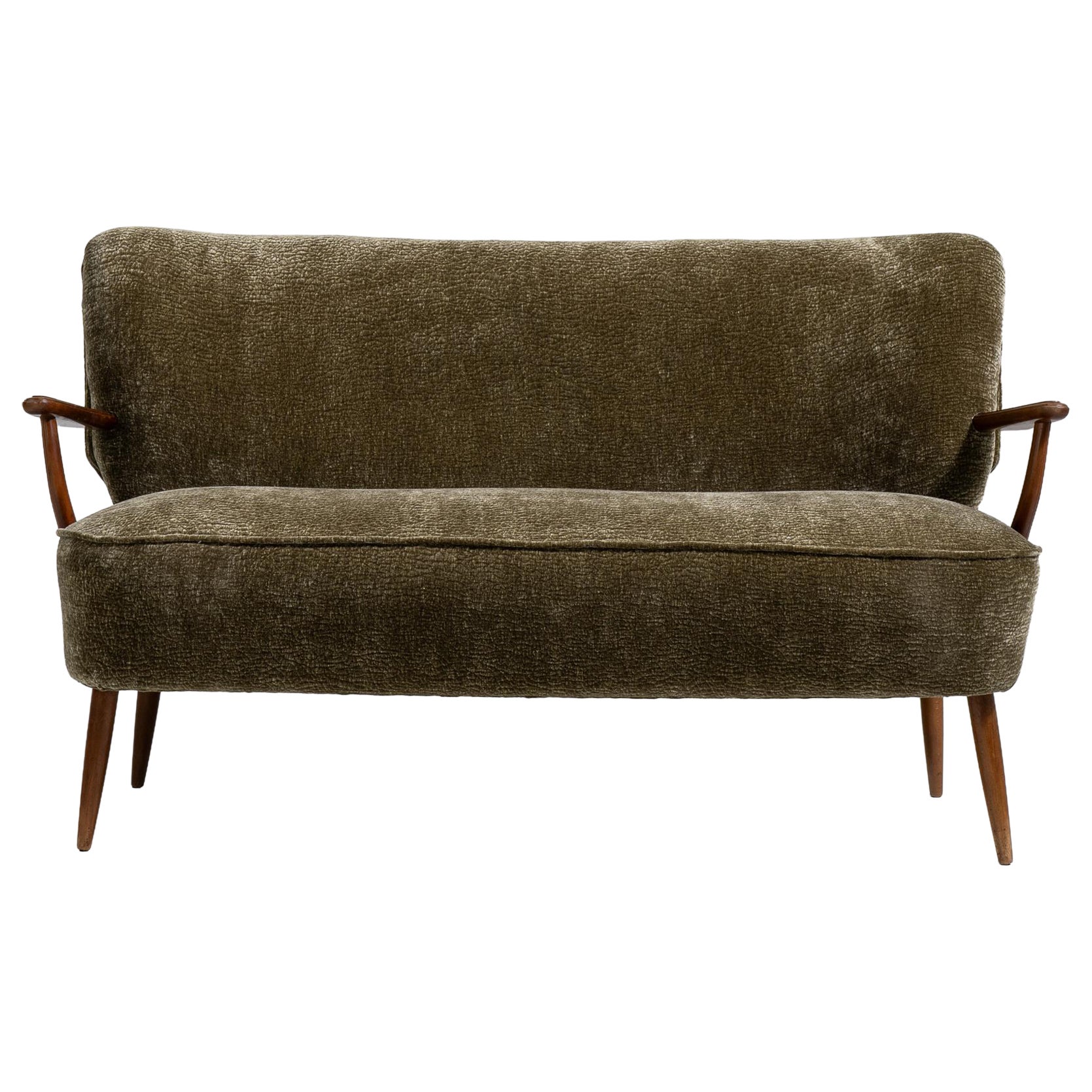 Danish Upholstered Sofa For Sale