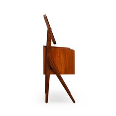 Danish Vanity Dressing Table in Teak by Ag Spejl Kobberbeskyttet, 1960s