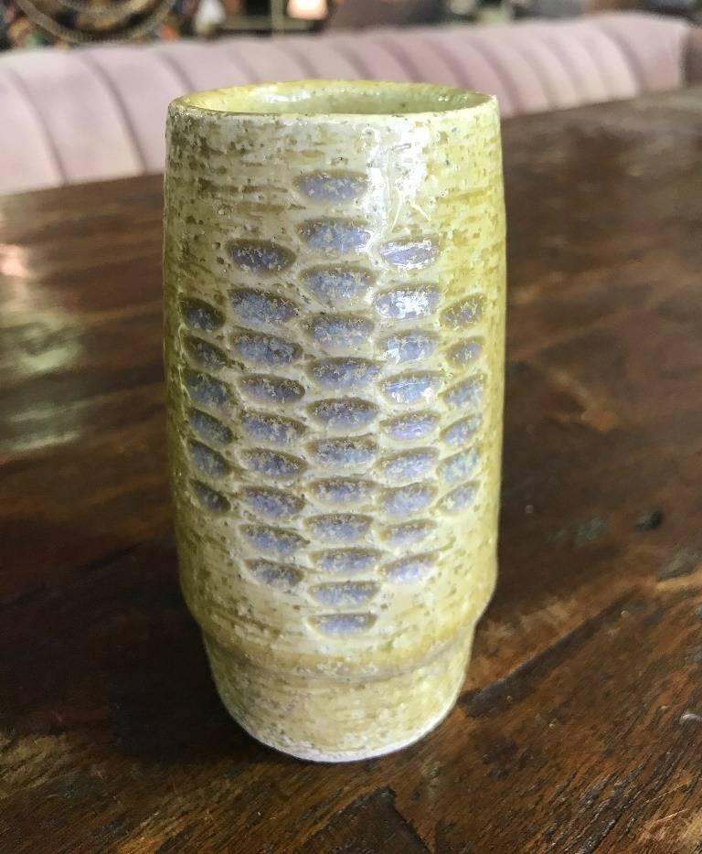 Per Linnemann-Schmidt for Palshus Danish Ceramic Pottery Vase, 1960s 2