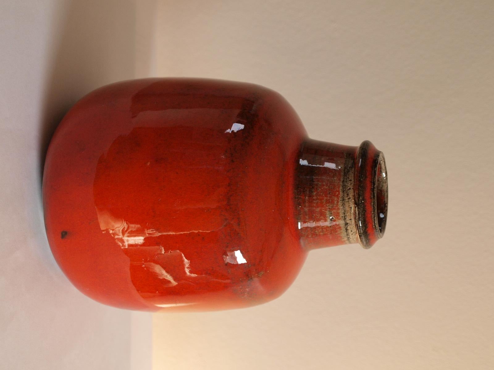 Mid-Century Modern Danish Vase in Ceramic by Niels Kähler for HAK, 1960s For Sale