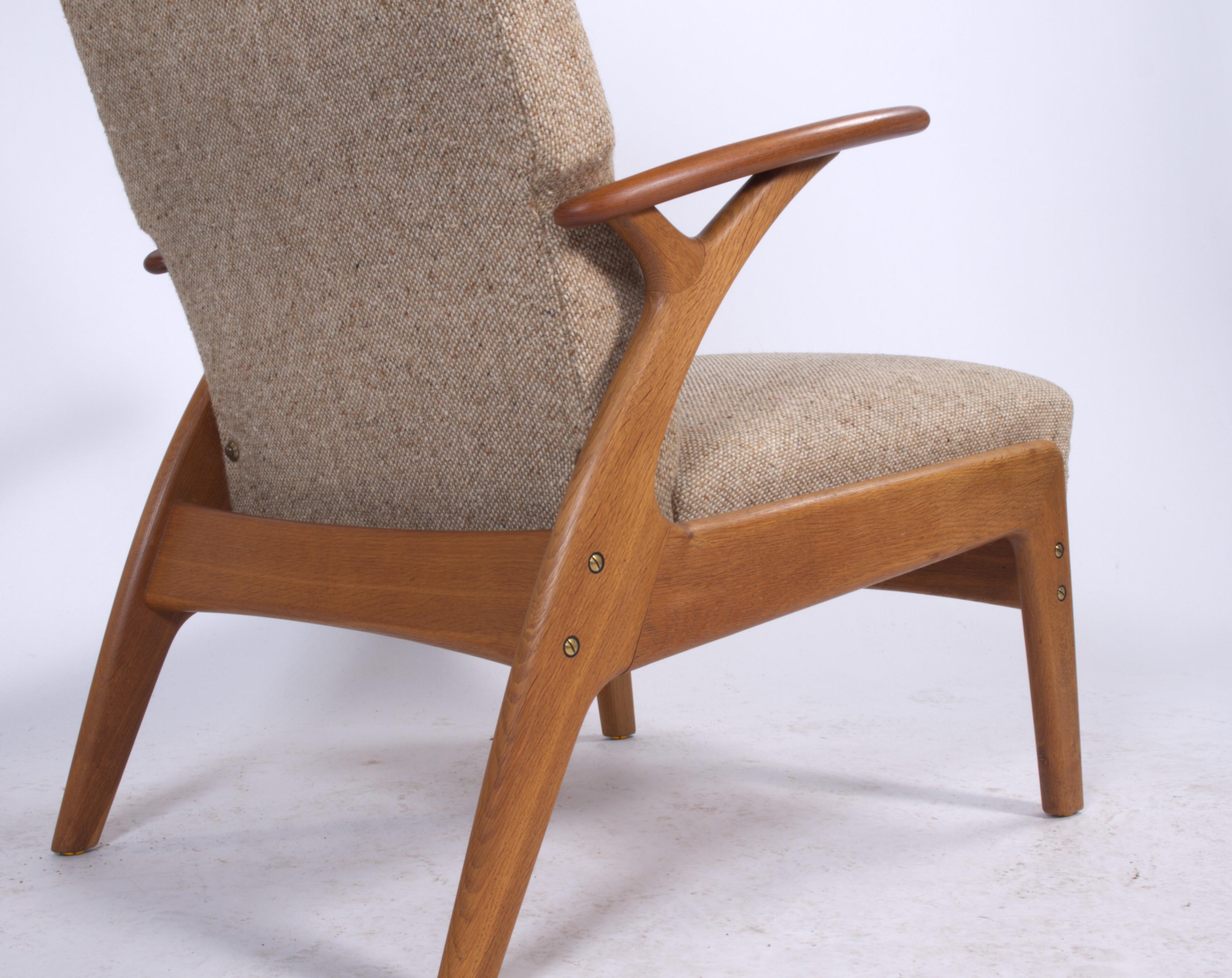 Danish Vintage 1960s Lounge Reclining Chair by Christian Sørensen Model II 11
