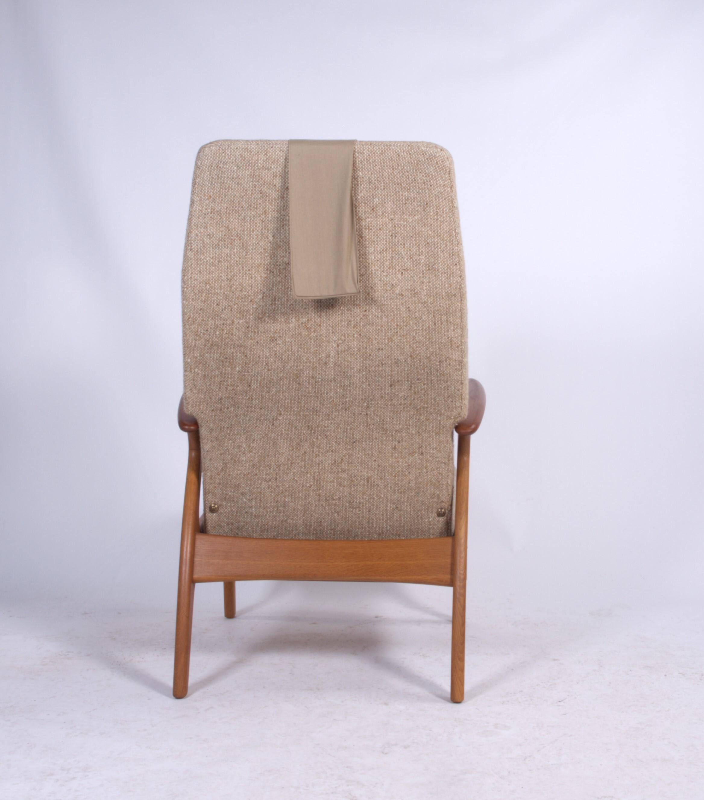 Danish Vintage 1960s Lounge Reclining Chair by Christian Sørensen Model II 2