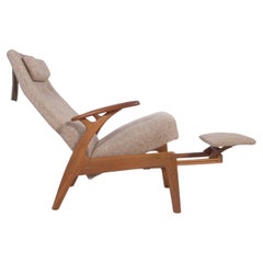 Danish Vintage 1960s Lounge Reclining Chair by Christian Sørensen Model II