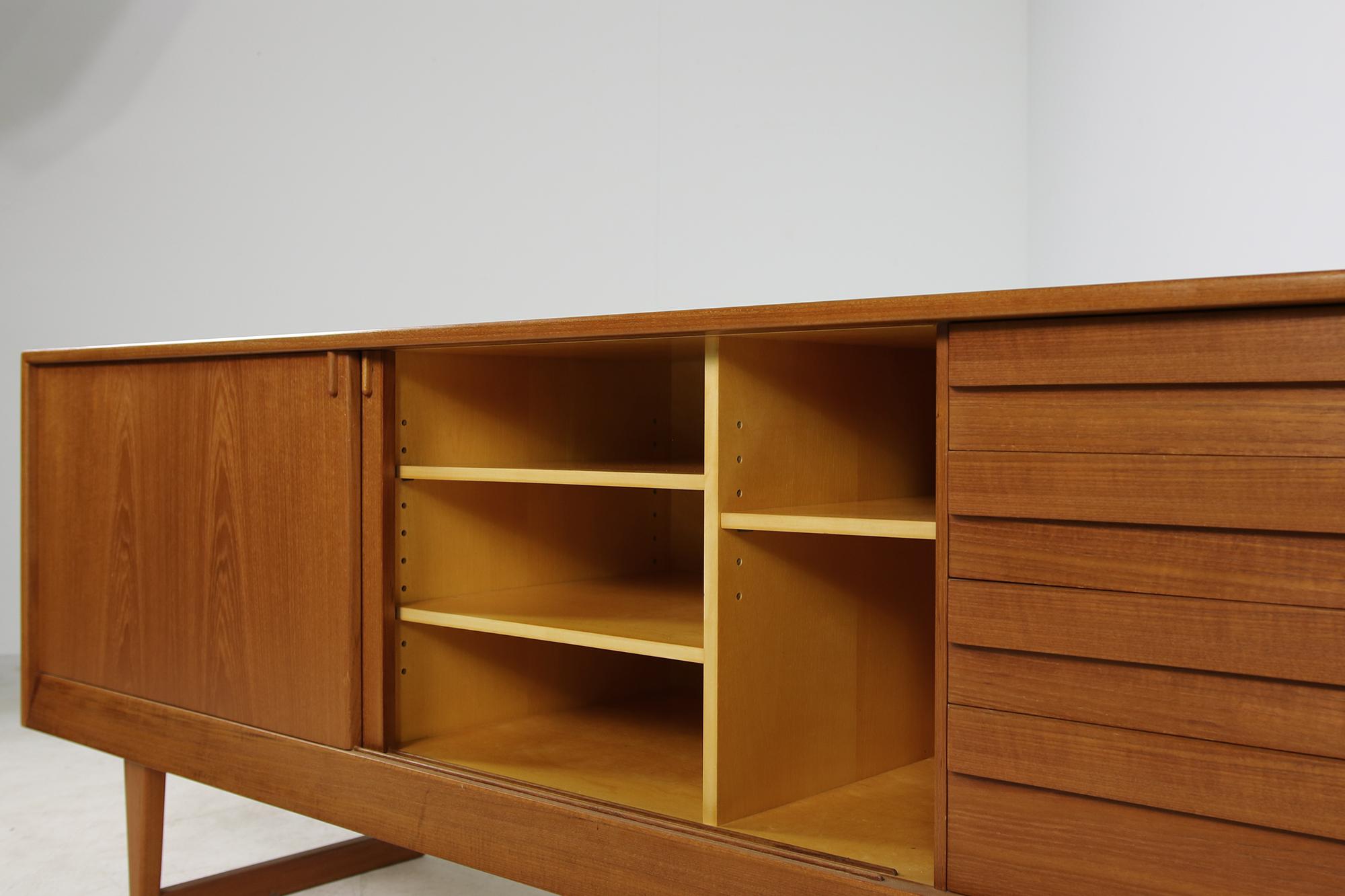 Danish Vintage 1960s Teak Sideboard, Credenza, Made in Denmark, Kurt Ostervig 3