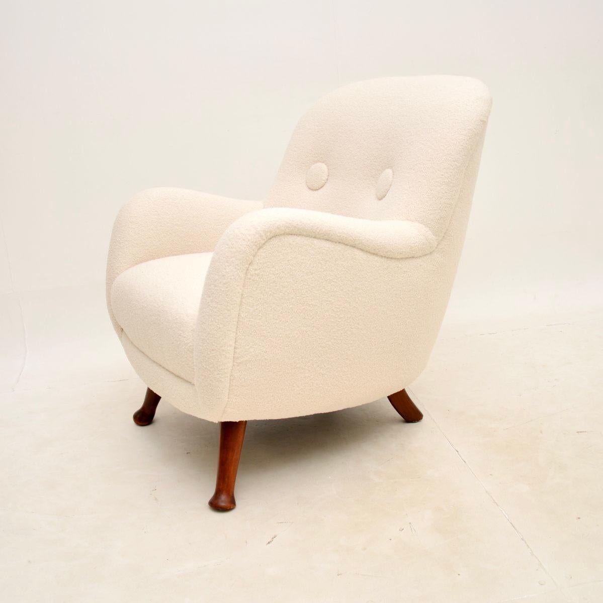 Danish Vintage Armchair by Berga Mobler In Good Condition In London, GB