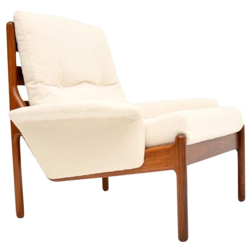 Danish Vintage Armchair by Illum Wikkelso For Sale