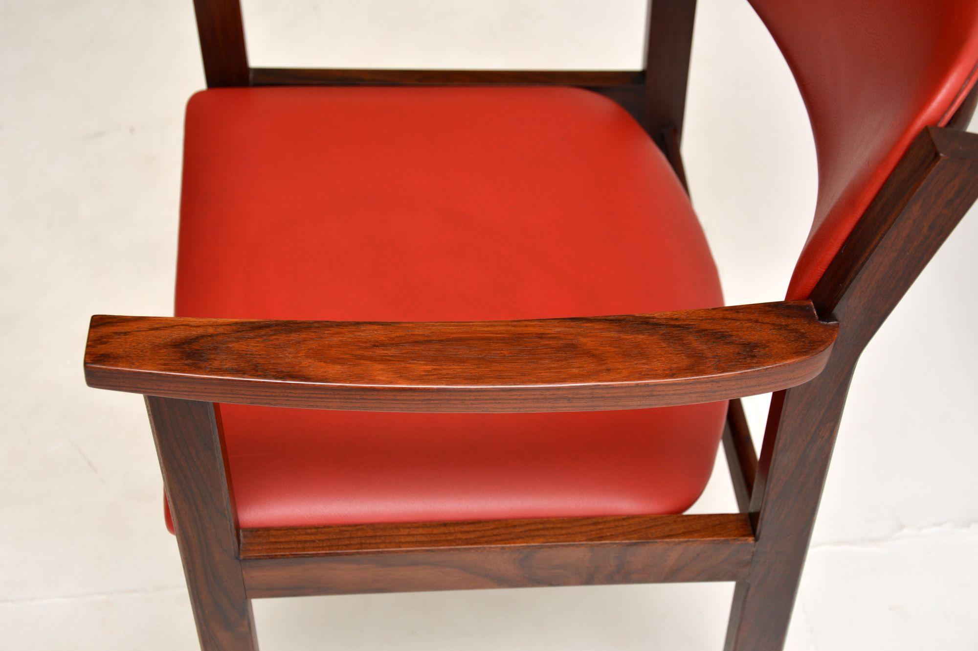 Fauteuil / chaise de bureau vintage danois en vente 3