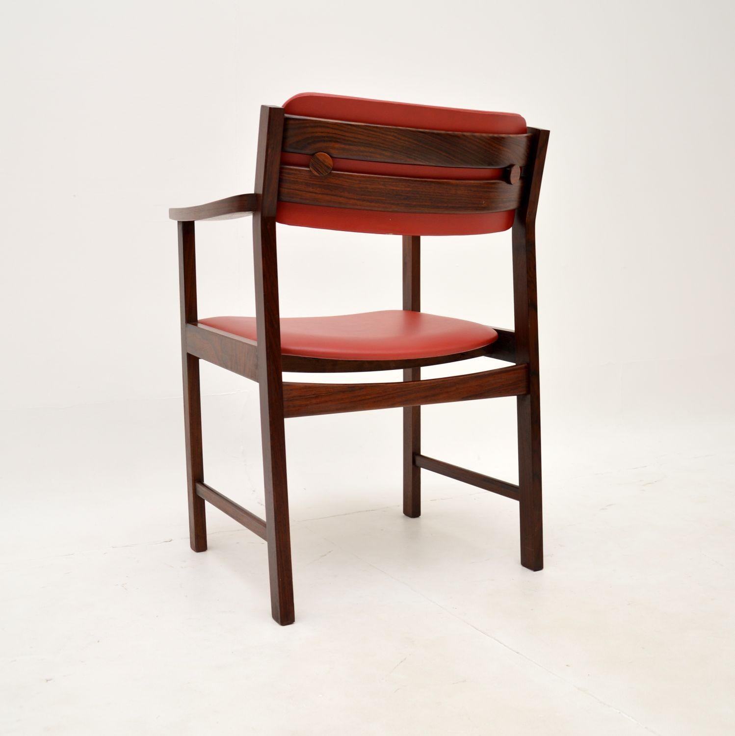 Dänischer Vintage-Sessel / Schreibtischstuhl im Angebot 3
