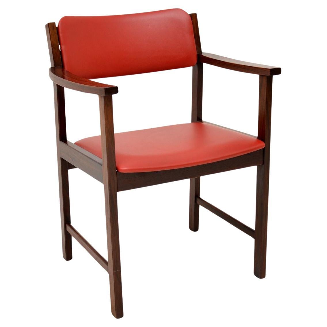 Fauteuil / chaise de bureau vintage danois