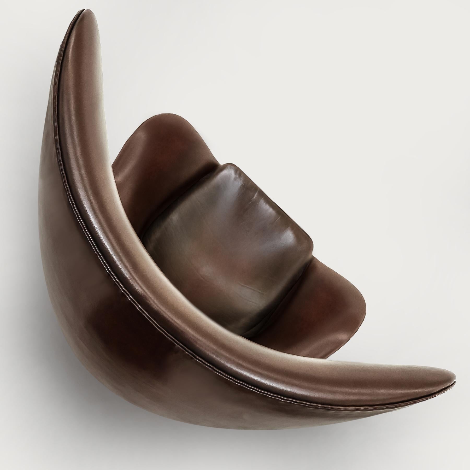 Danish Vintage Arne Jacobsen leather Egg chair and ottoman set for Fritz Hansen 2