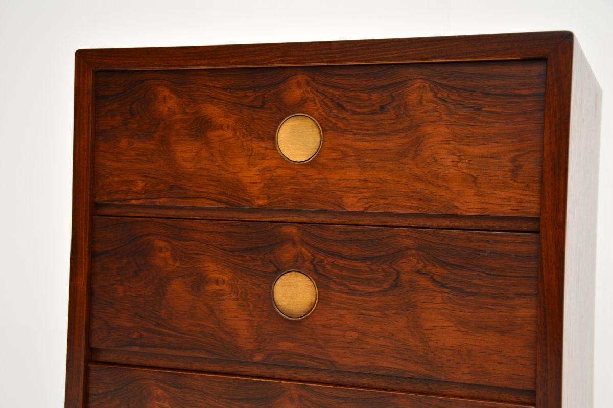 Mesilla de noche vintage danesa de Dyrlund Madera en venta