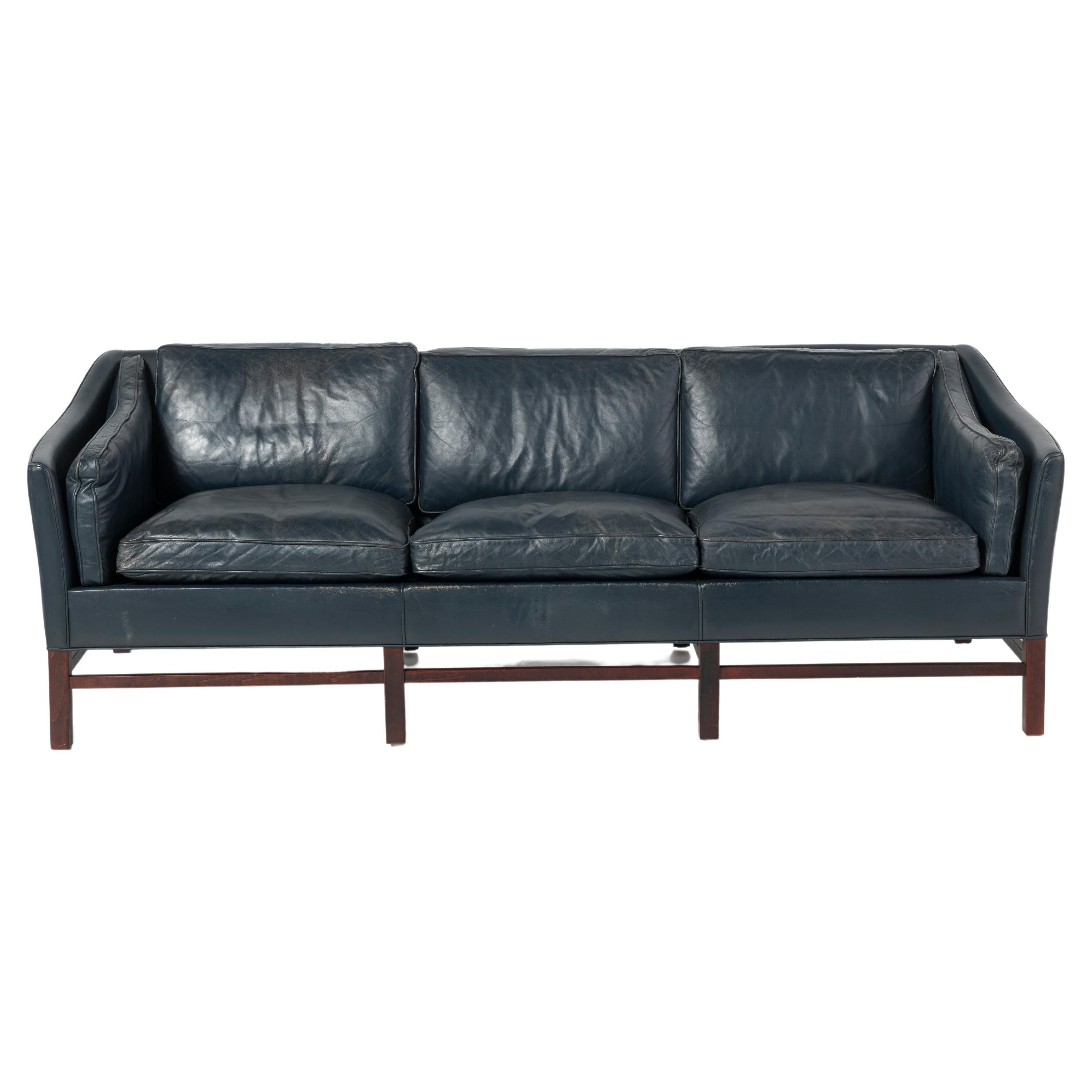 Vintage Danish Skipper Modular Leather Sofa at 1stDibs