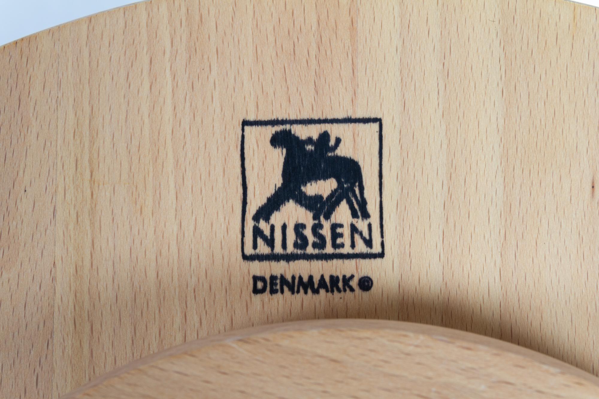Danish Vintage Cabaret Serving Trays by Nissen, 1970s 5