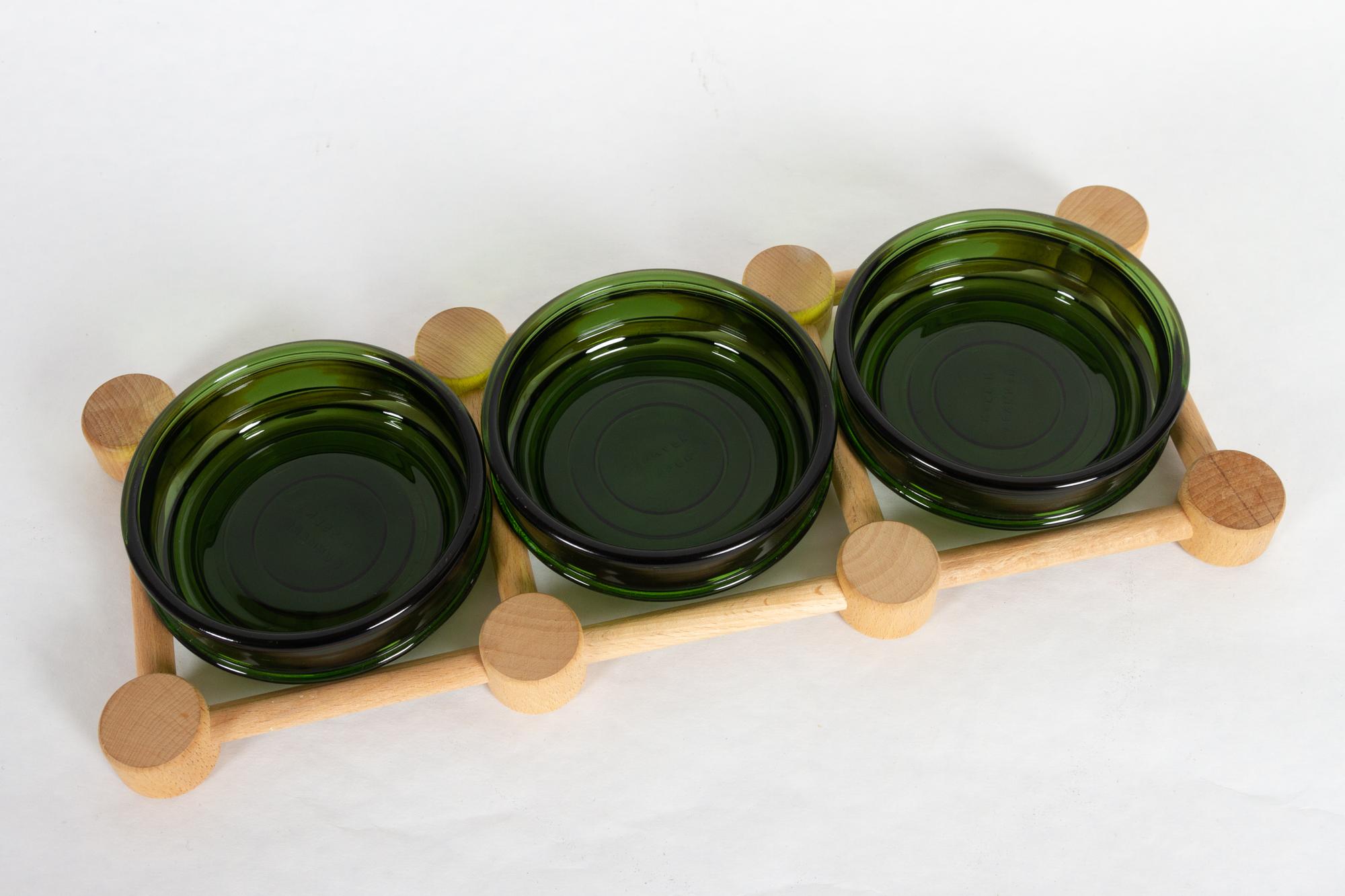 Danish Vintage Cabaret Serving Trays by Nissen, 1970s In Good Condition In Asaa, DK