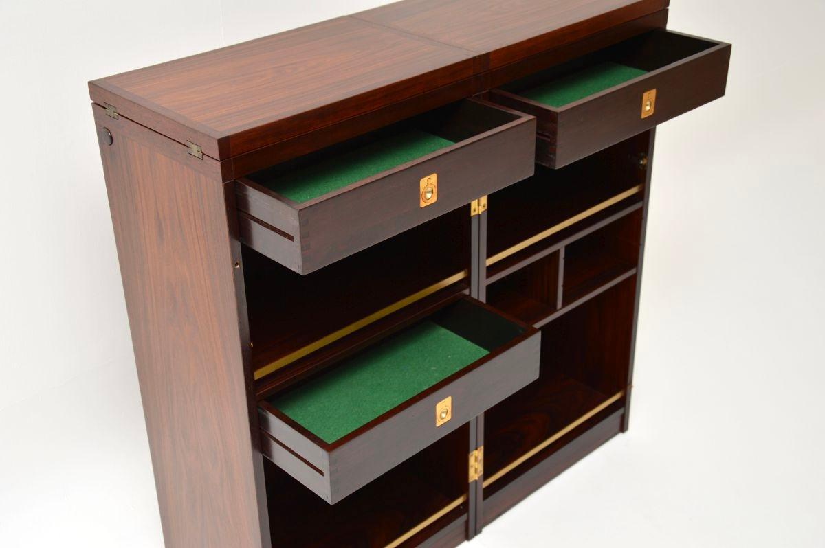 Danish Vintage Captains Bar by Reno Wahl Iversen for Dyrlund For Sale 7